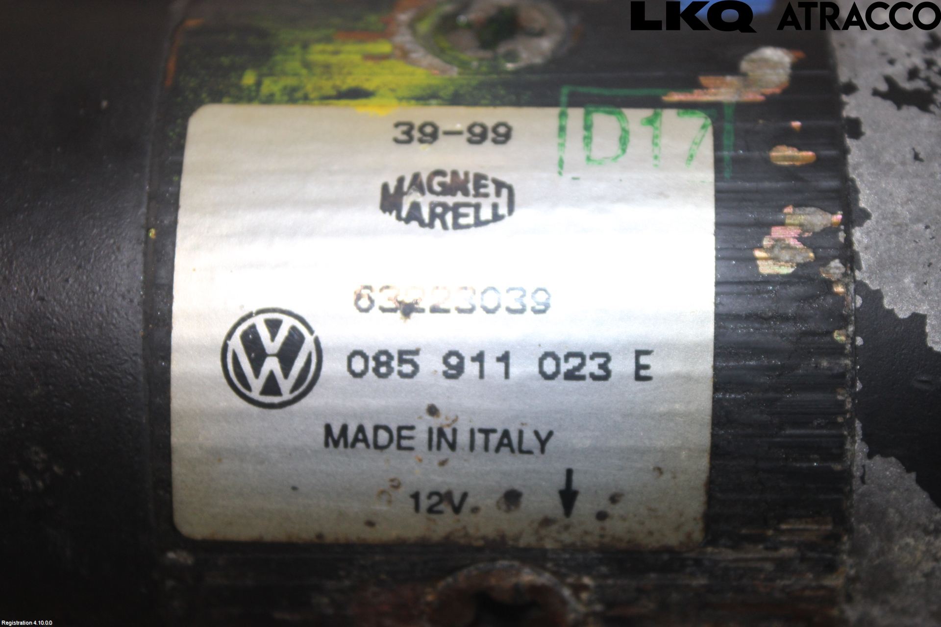 Volkswagen VW POLO 95-01 Startmotor