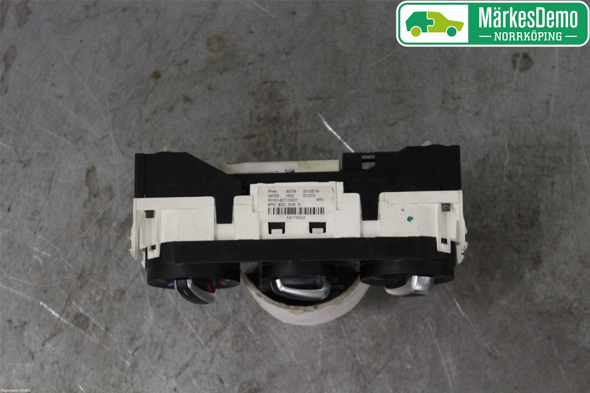 Volkswagen VW POLO 10-17 Varmeapparat Panel(Regulering)