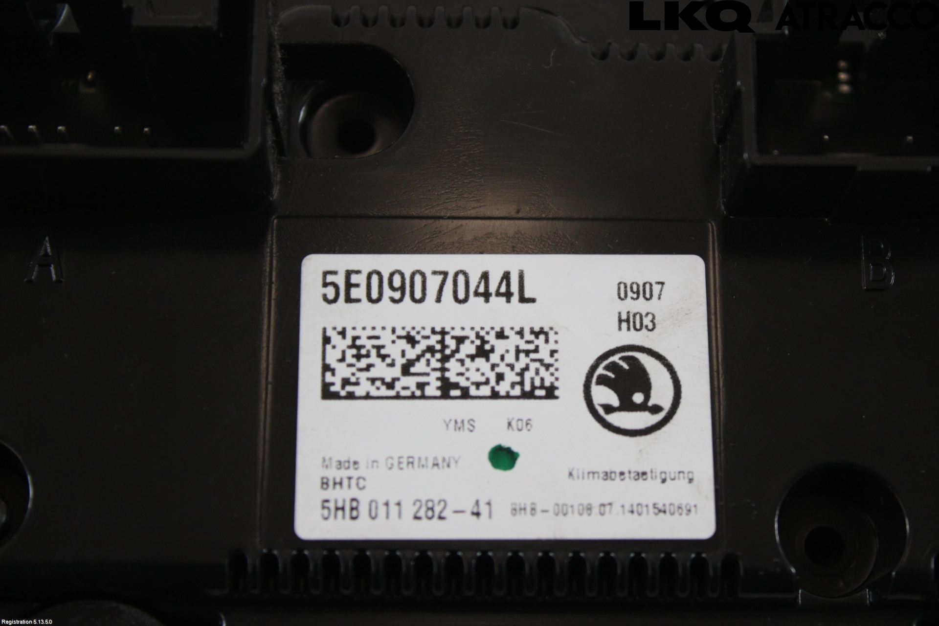 Skoda OCTAVIA (5E) 13-20 Varmeapparat Panel(Regulering)