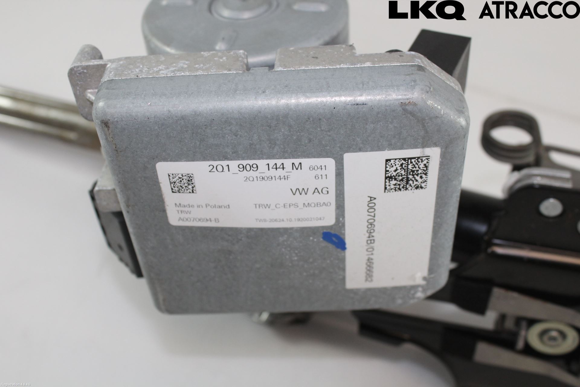 Volkswagen VW POLO VI 18->> Rattakselaggregat Innebygd Servo