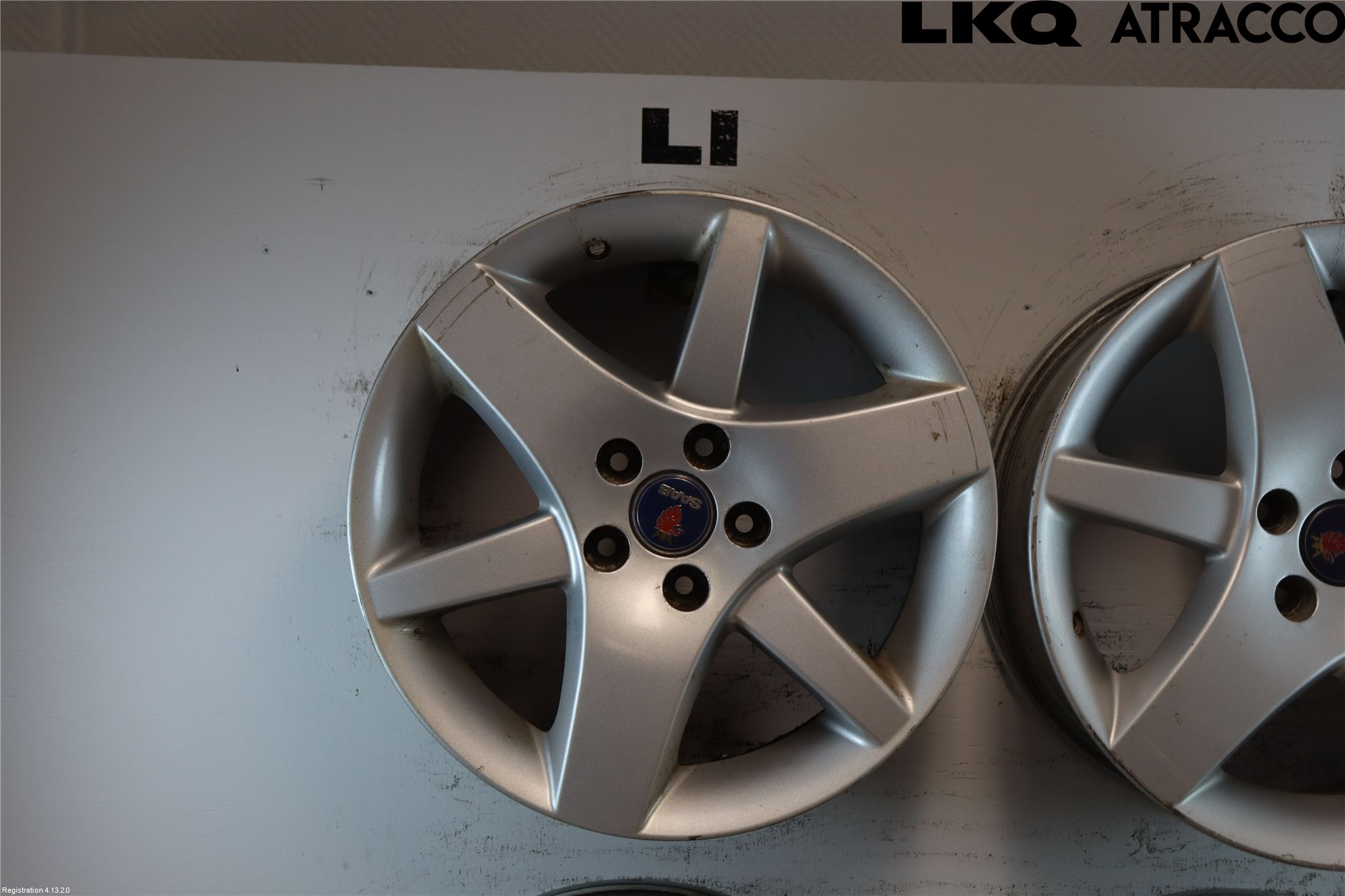Saab 9-3 VER 2 Felg Aluminium Sett 4Stk