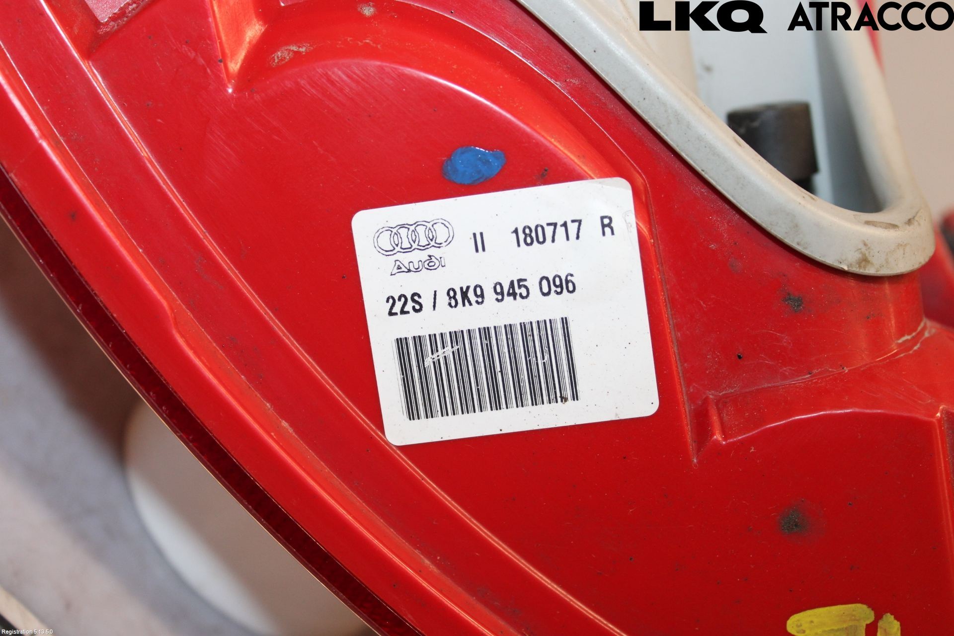 Audi A4/S4 08-11 Baklykt Høyre