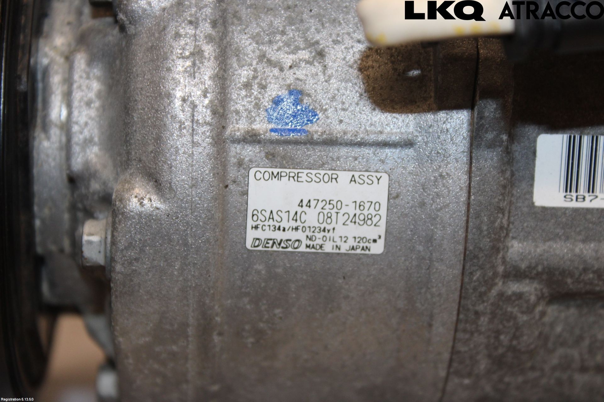 Mercedes-Benz MB B-KLASS (W246/W242) 12-19 Varme Ac Kompressor