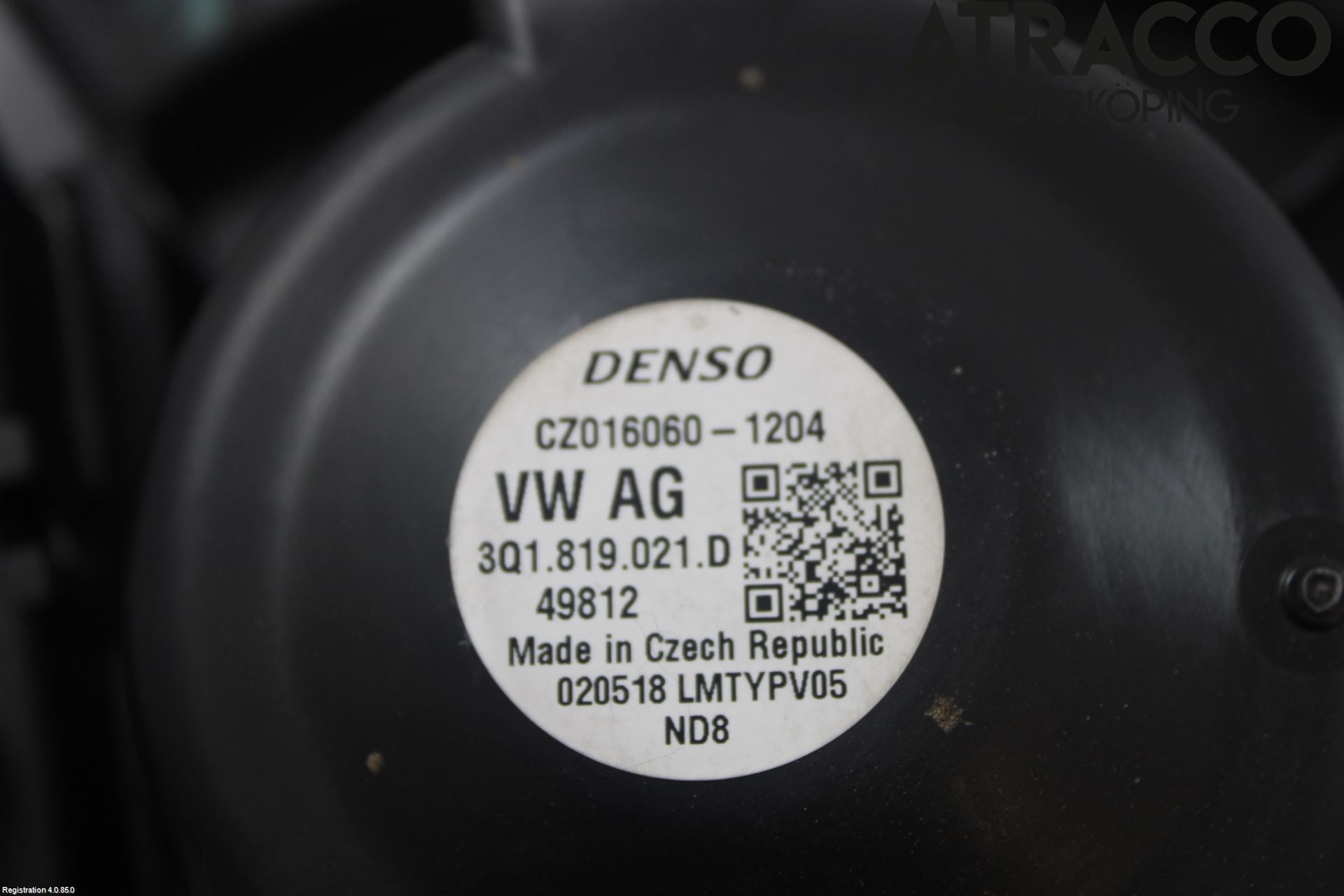 Volkswagen VW ARTEON 17- Varmeapparat Viftemotor