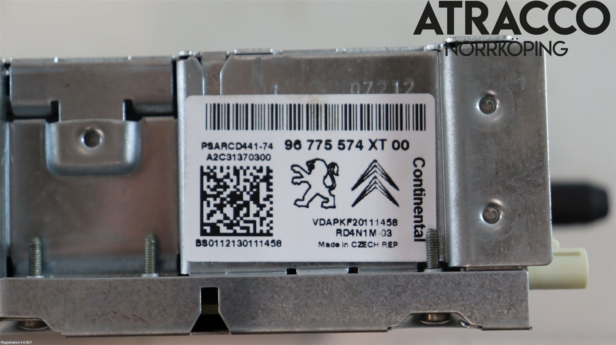 Citroen C3 10-17 Stereo Radio Med Cd