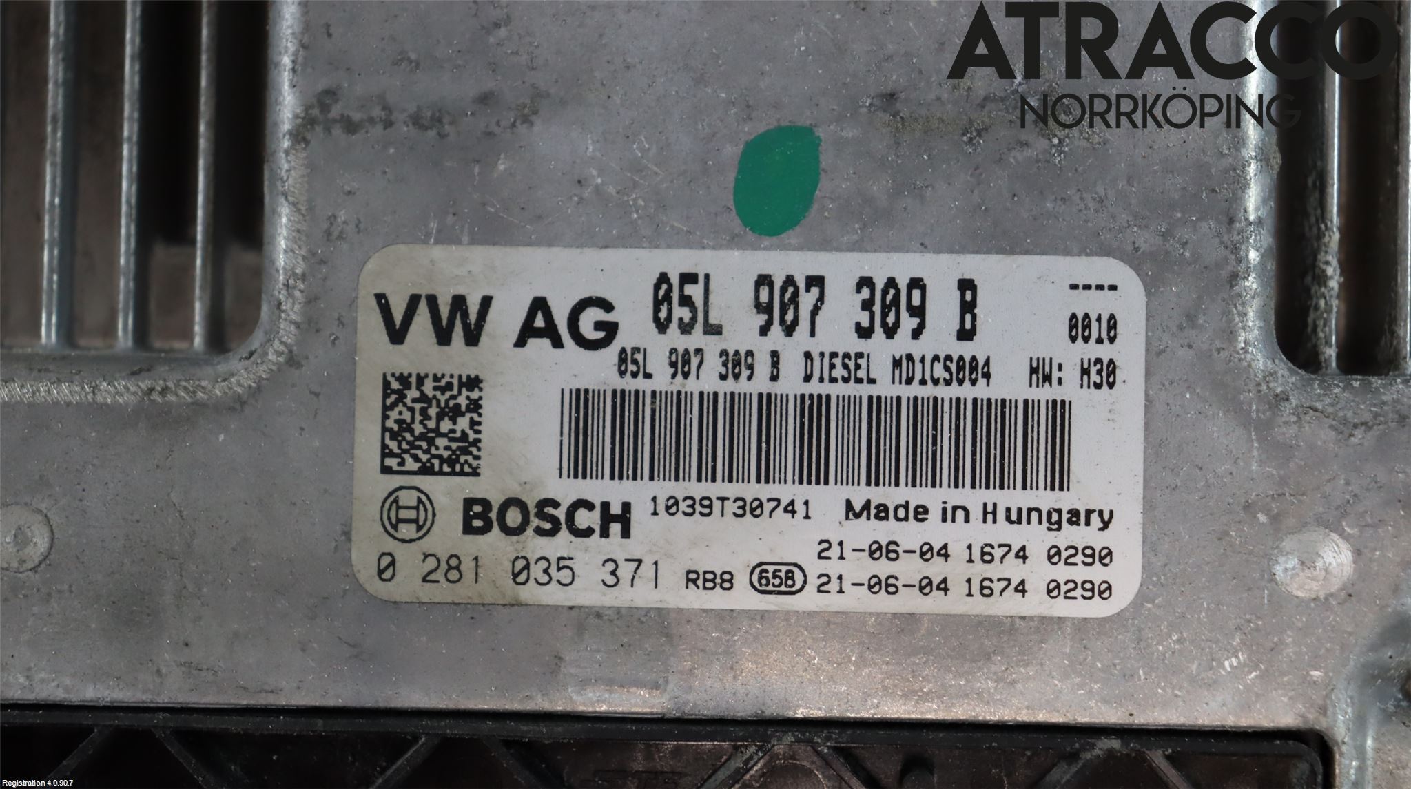 Volkswagen VW PASSAT 20-24 Styreenhet Dieselpumpe