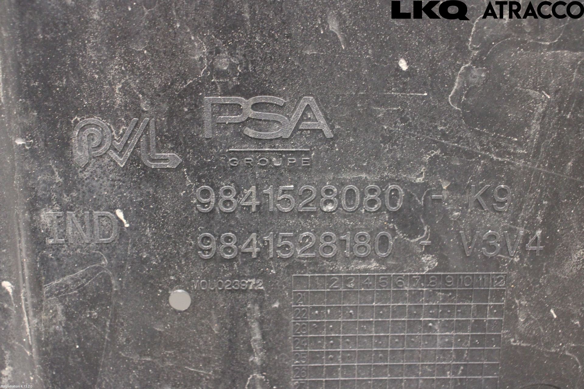 Opel GRANDLAND X 18- Bunnplate U Motor-Gear-Dørk