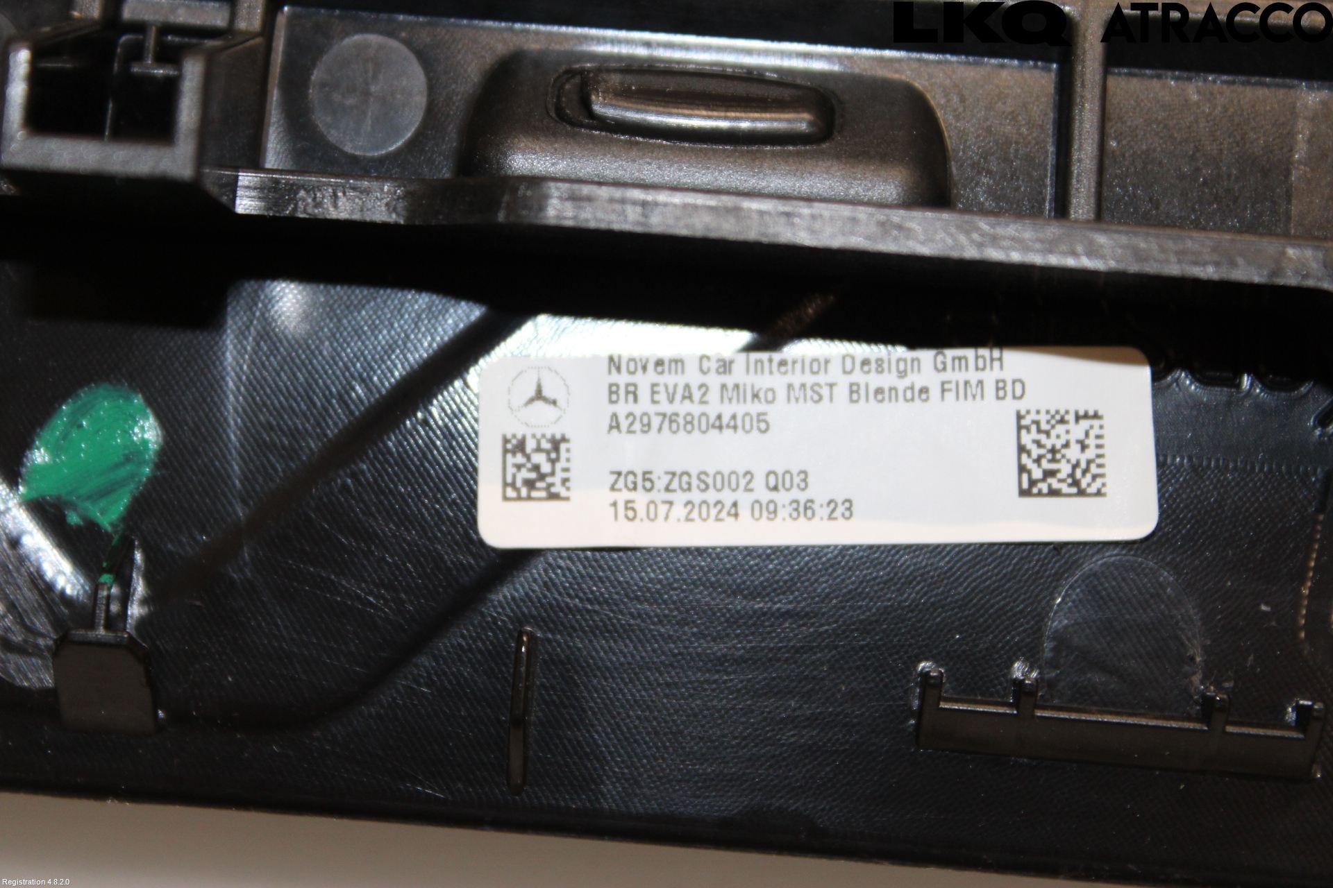 Mercedes-Benz MB EQE (V295) 22- Innr Radio Ramme