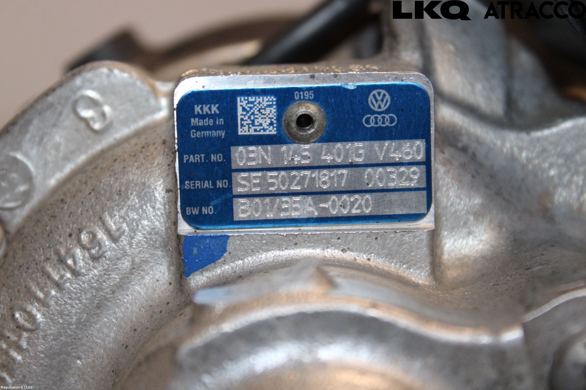 Volkswagen VW PASSAT 15-19 Turboaggregat