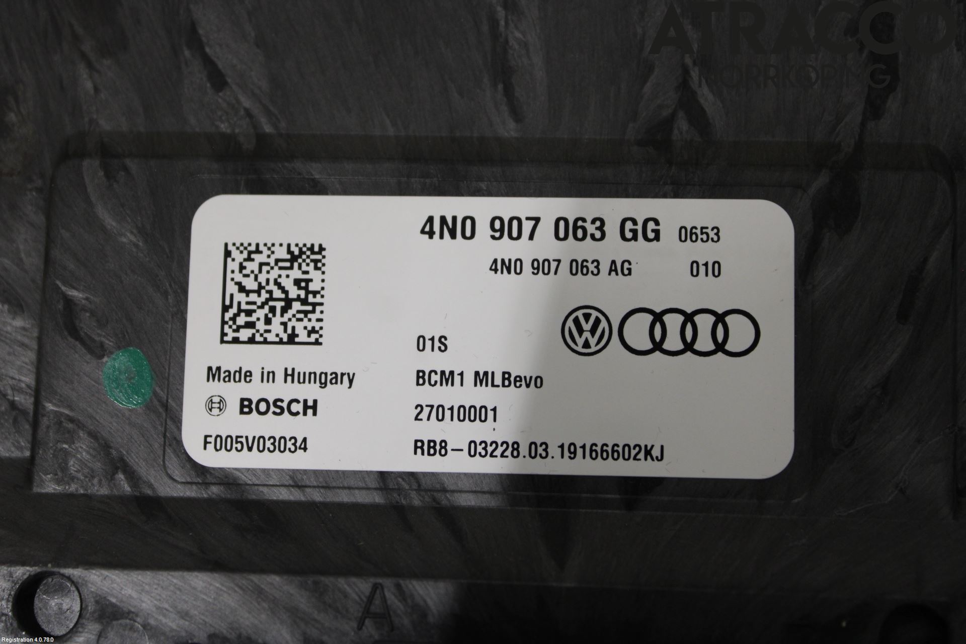 Audi A6 F2/C8 19- Styreenhet Øvrig