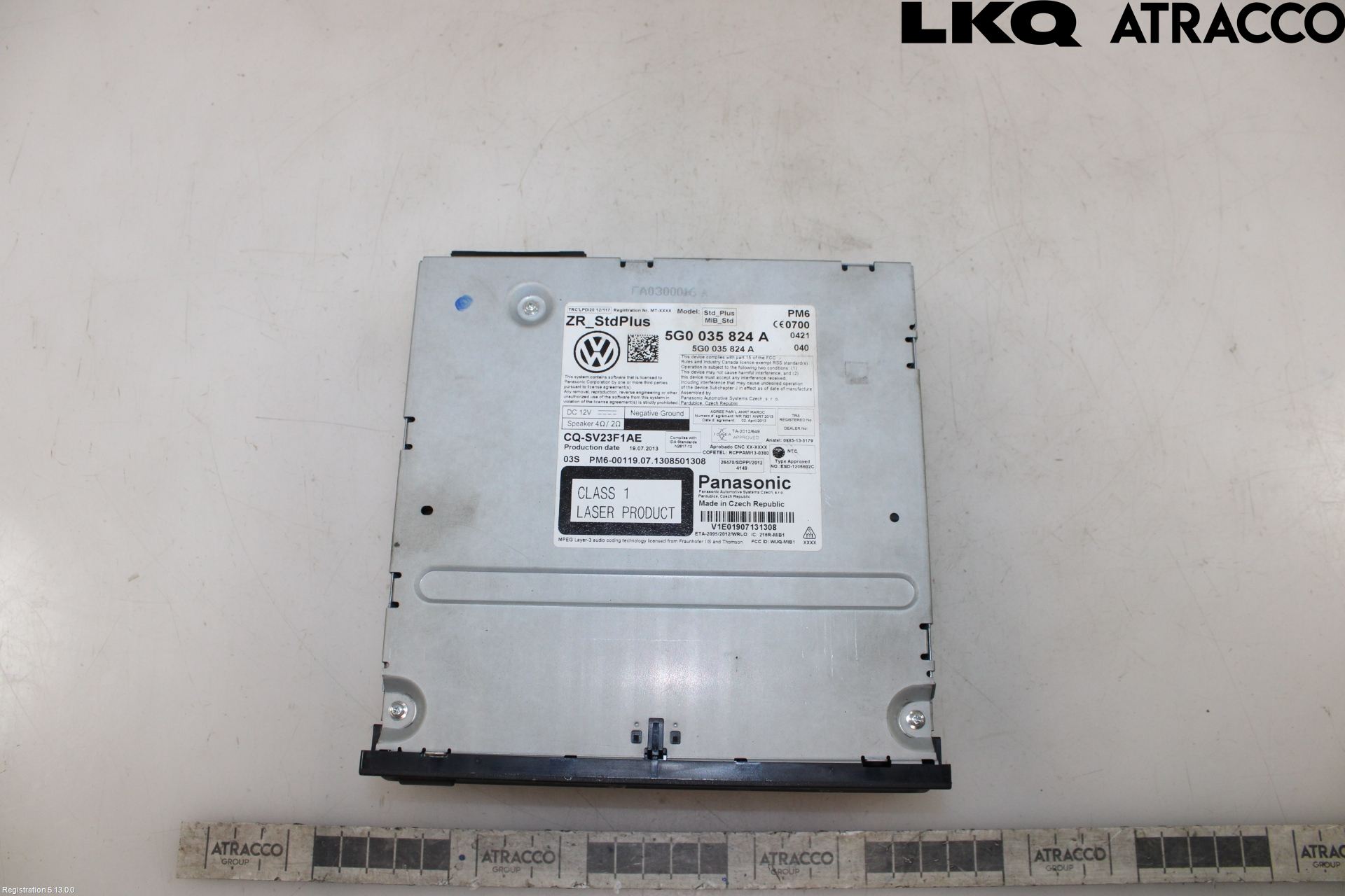 Volkswagen VW GOLF / E-GOLF VII 13-20 Stereo Radio Med Cd