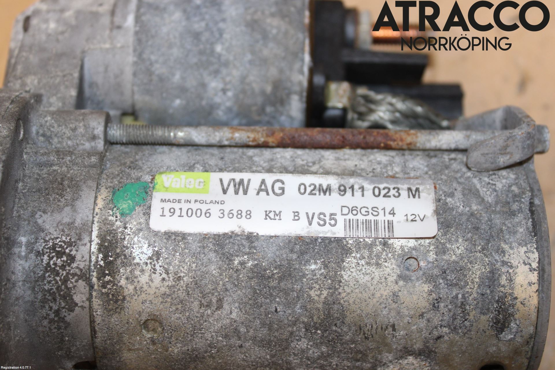 Volkswagen VW EOS  06-10 Startmotor