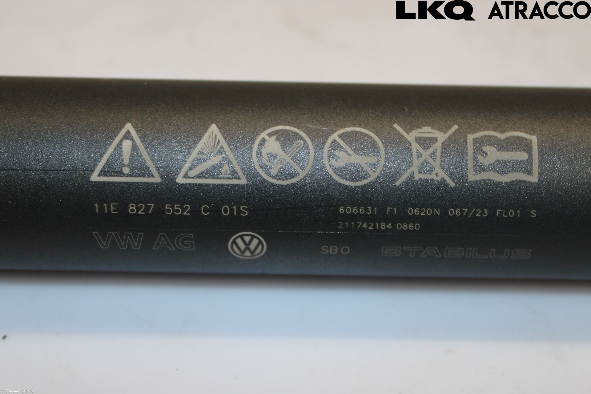 Volkswagen VW ID.5 22- Bakluke Demper-Gassfjær
