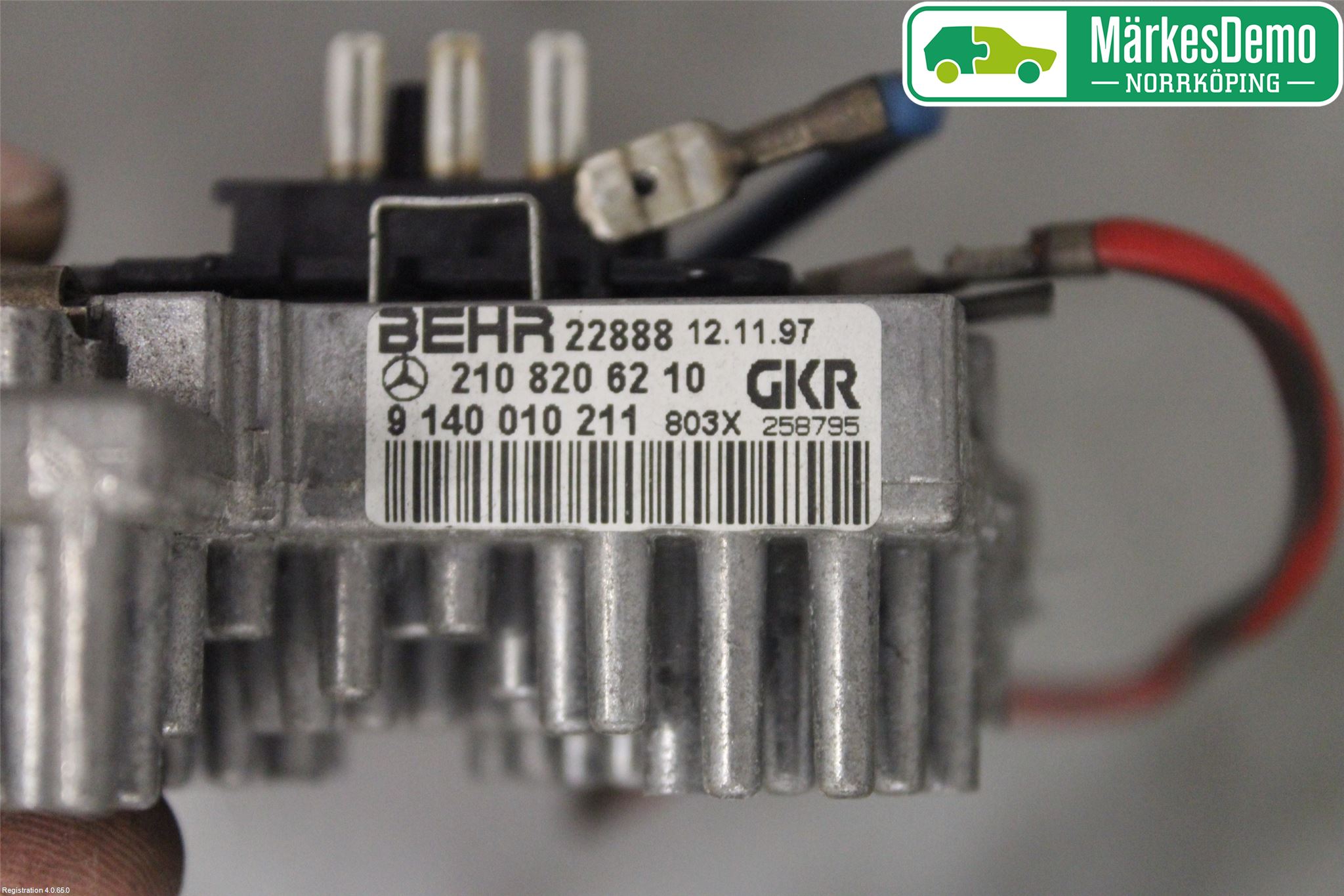 Mercedes-Benz MB E-KLASS (W210) 96-03 Varmeapparat Viftemotstand