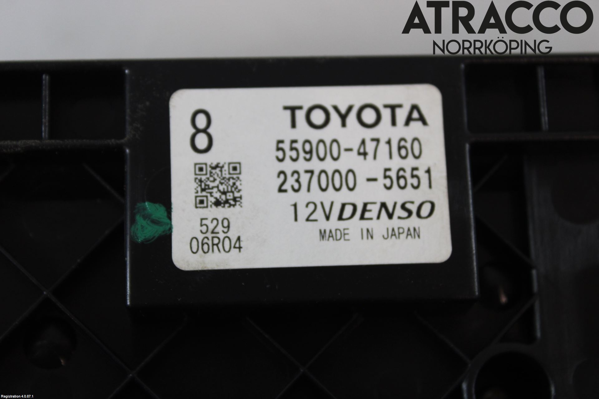 Toyota PRIUS+ ZVW40 12-20 Varmeapparat Panel(Regulering)