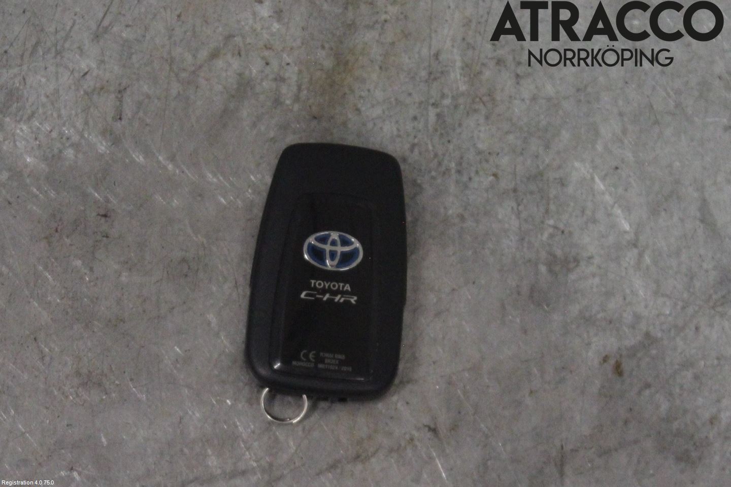 Toyota C-HR 16-23 Nøkkel Fjernkontroll -Alarm
