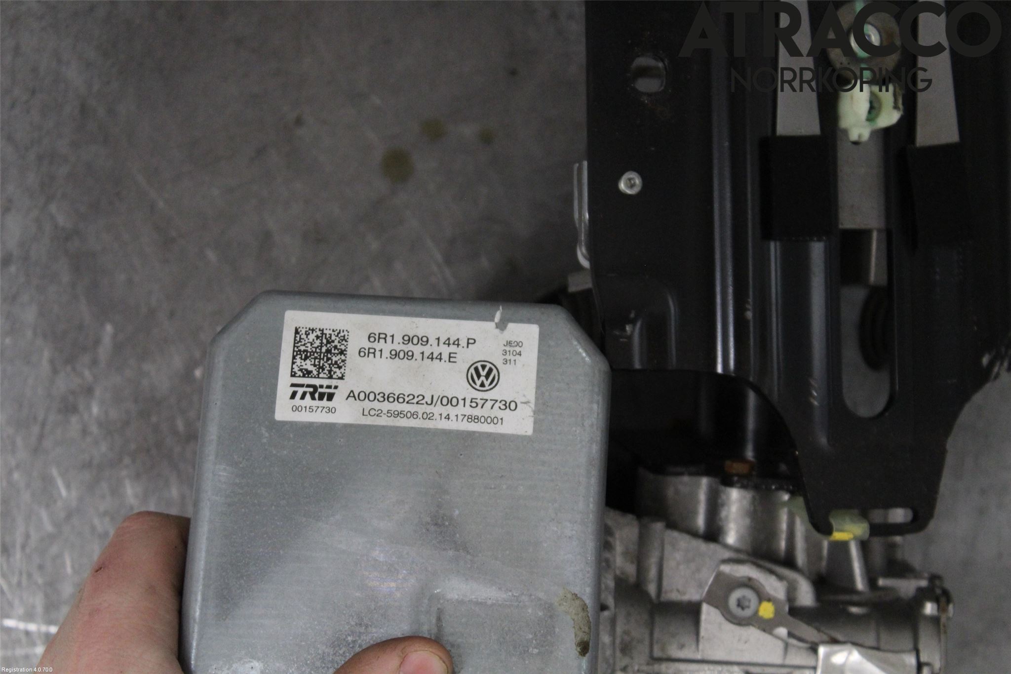 Volkswagen VW UP! / E-UP! Rattakselaggregat Innebygd Servo