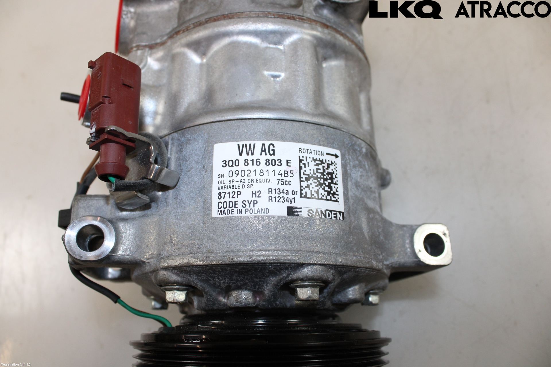 Skoda FABIA 22- Varme Ac Kompressor