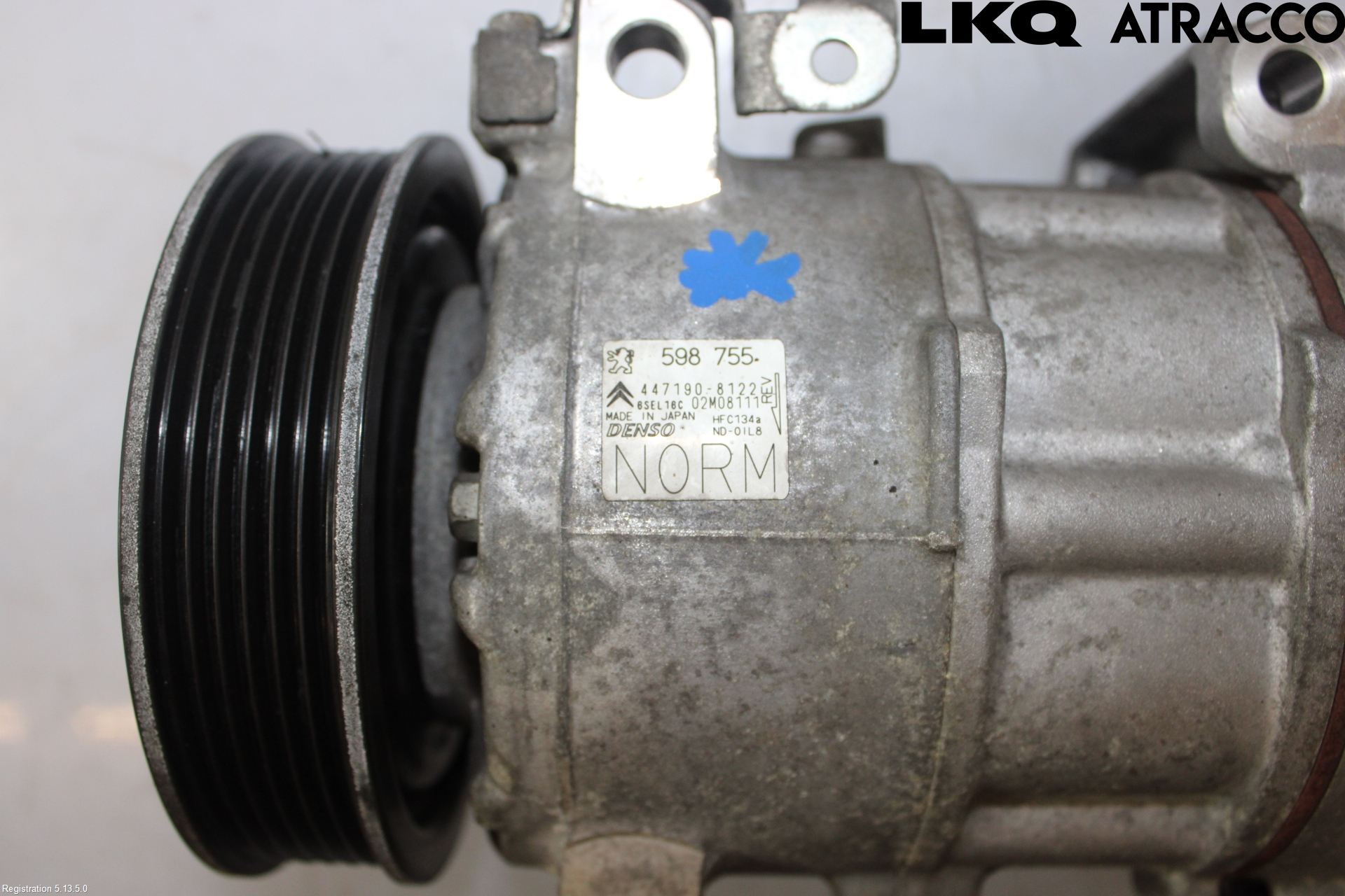 Peugeot 308 08-13 Varme Ac Kompressor