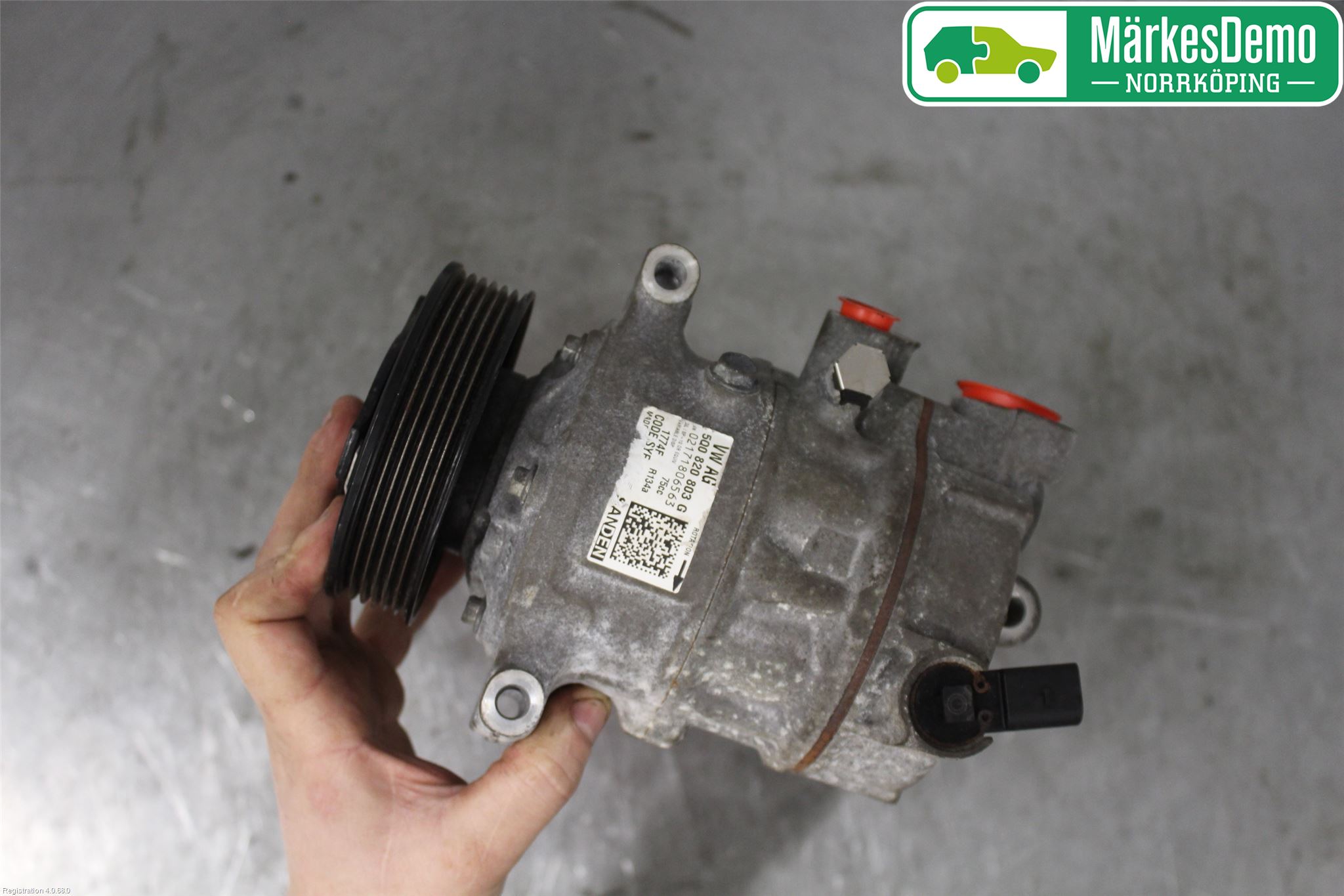 Volkswagen VW GOLF / E-GOLF VII 13-20 Varme Ac Kompressor