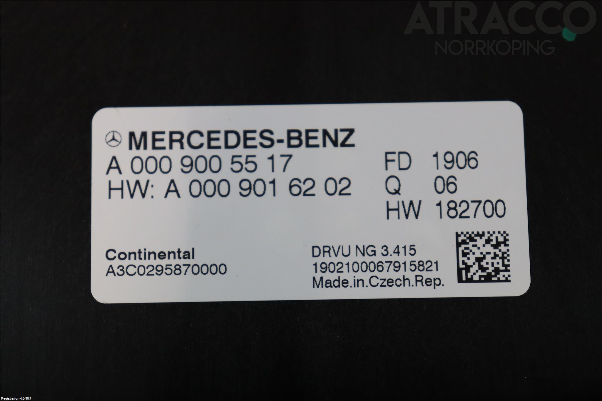 Mercedes-Benz MB A-KLASS (W177) 18- Styreenhet Øvrig
