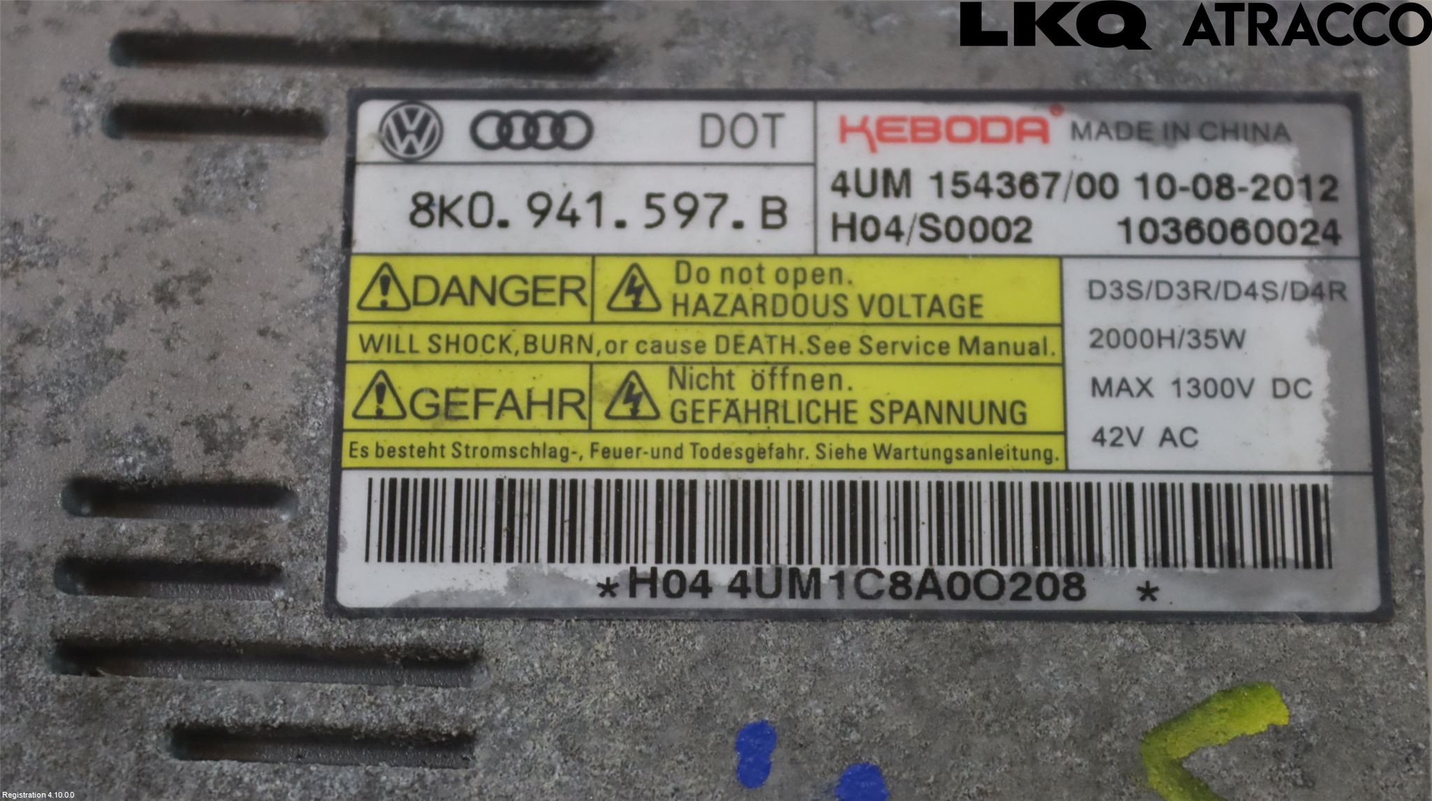 Volkswagen VW PASSAT 11-14 Styreenhet Xenon
