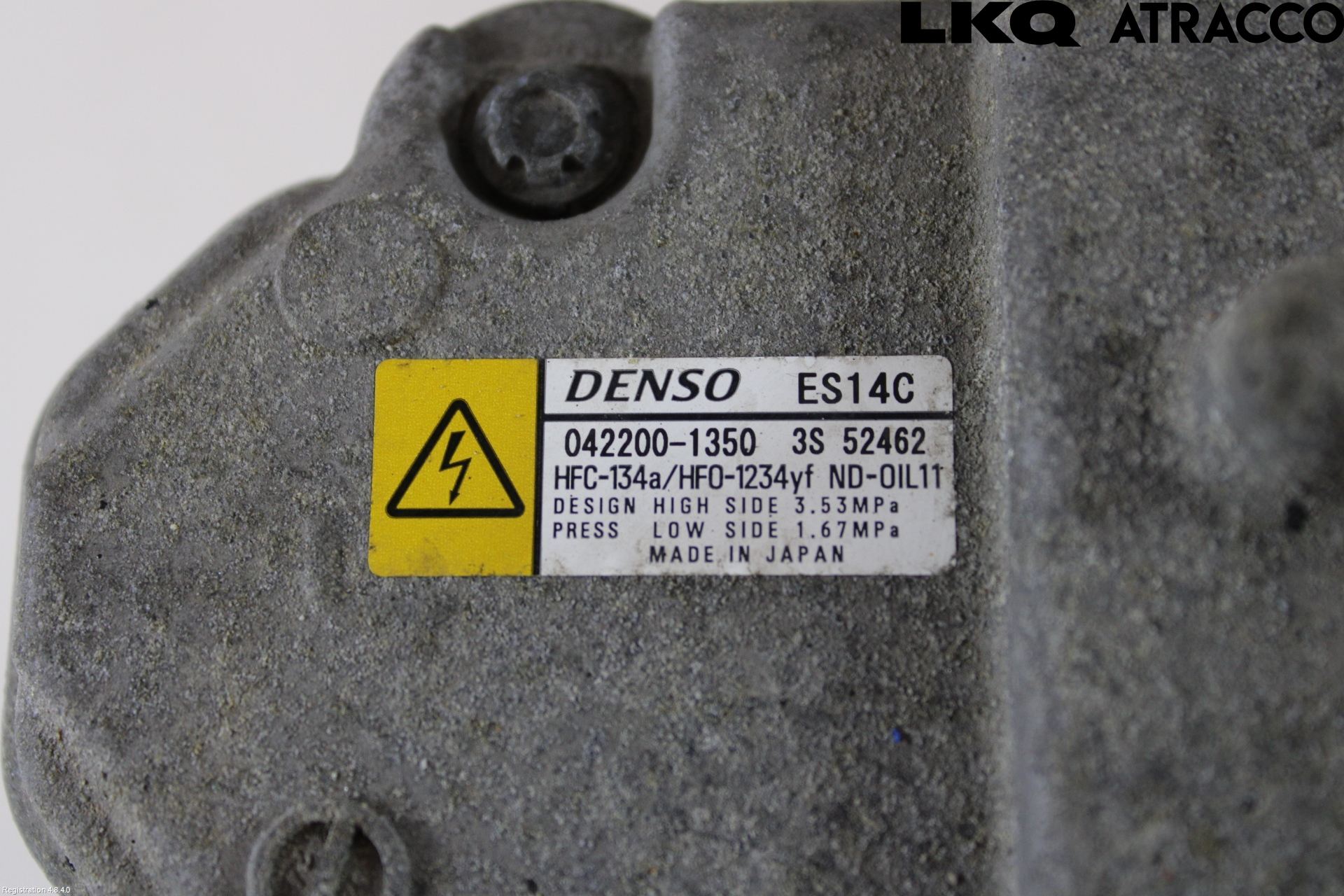 Toyota YARIS XP130 15-20 Varme Ac Kompressor
