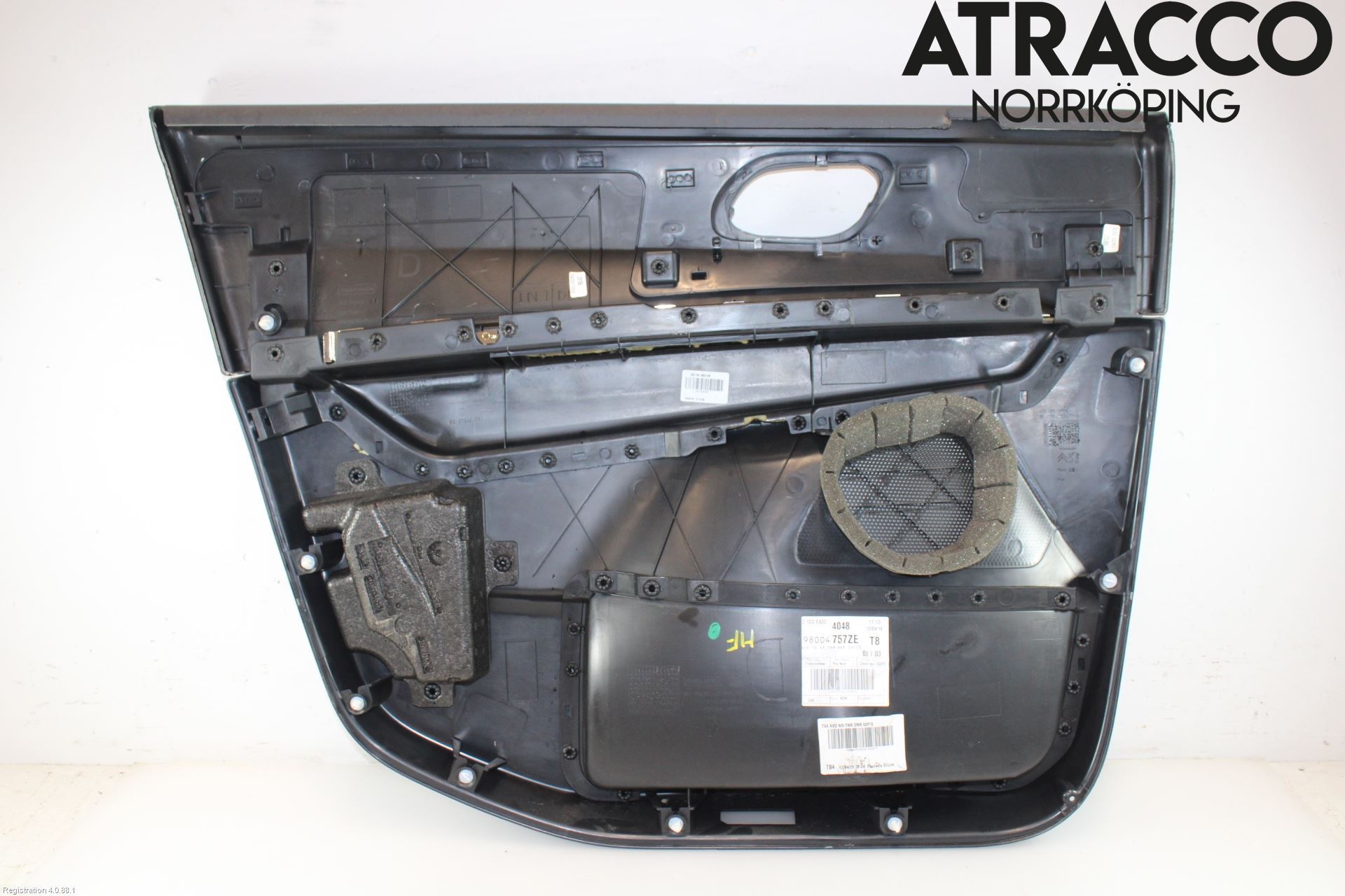 Peugeot 5008 10-16 Innr Dørtrekk Høyre