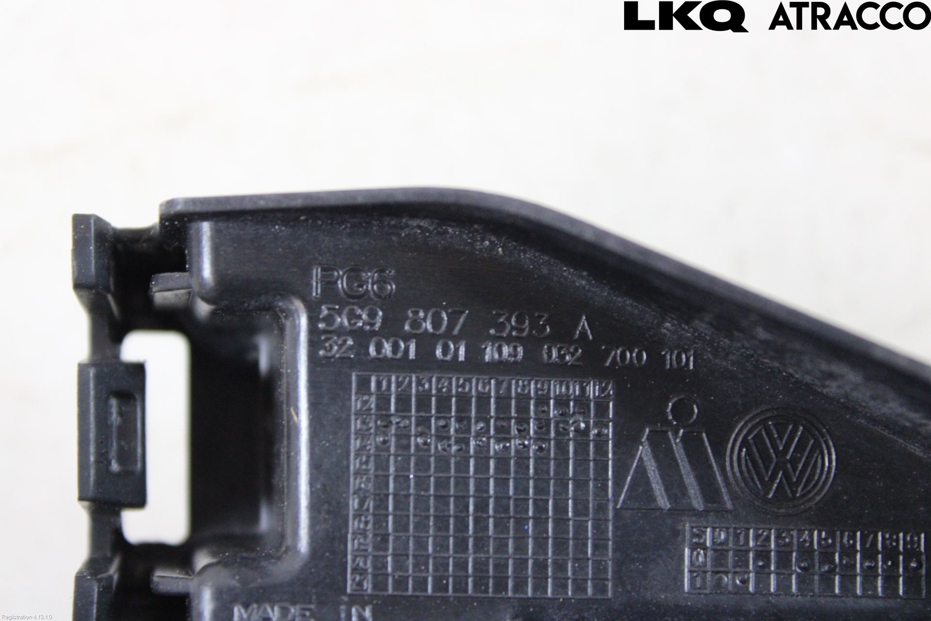 Volkswagen VW GOLF / E-GOLF VII 13-20 Støtfangerfeste Bak Venstre