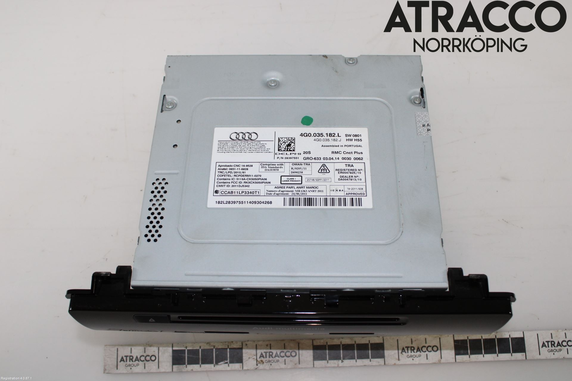 Audi A6/S6 4G 11-18 Stereo Radio Med Cd
