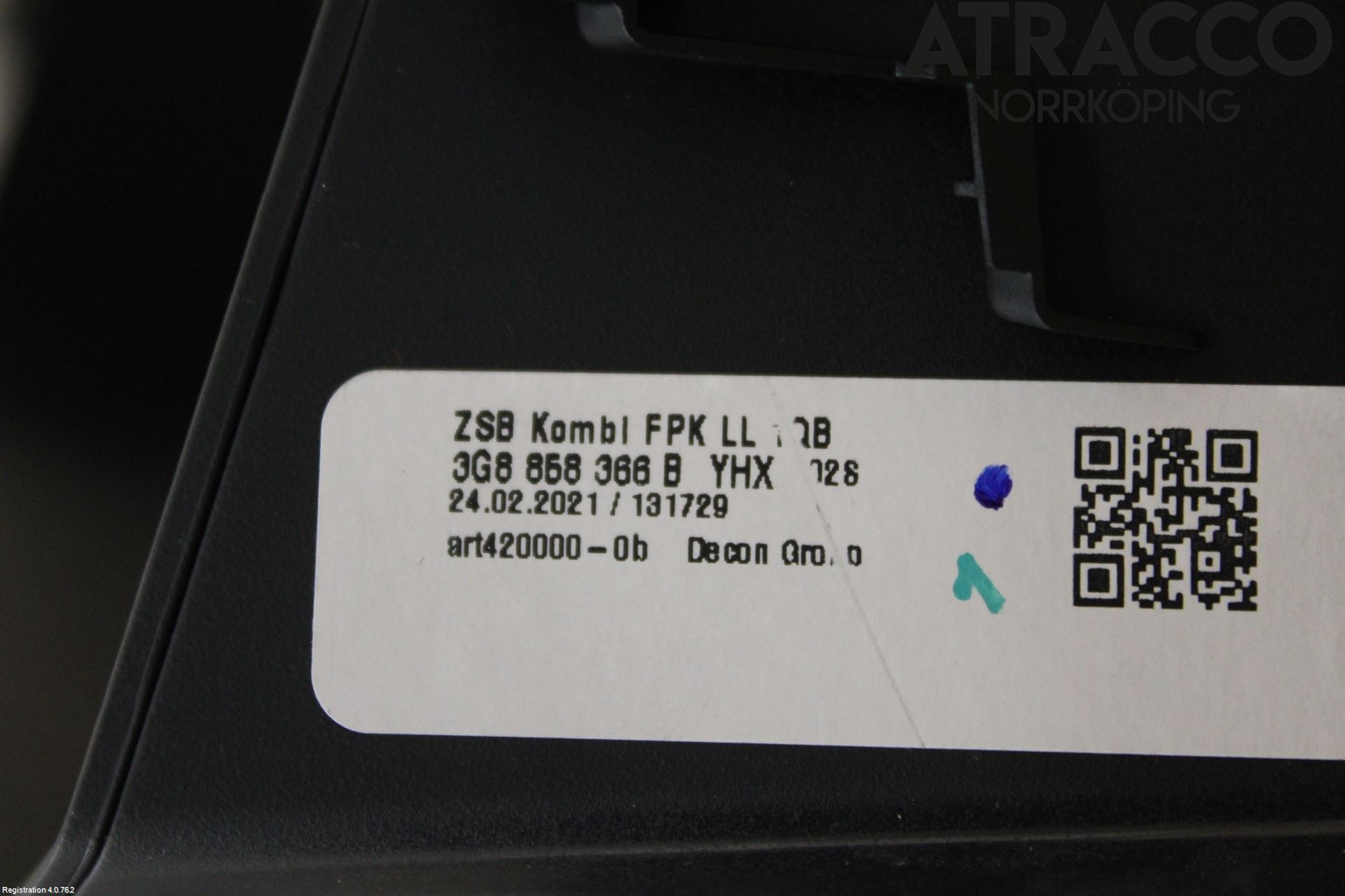 Volkswagen VW ARTEON 17- Innr Radio Ramme