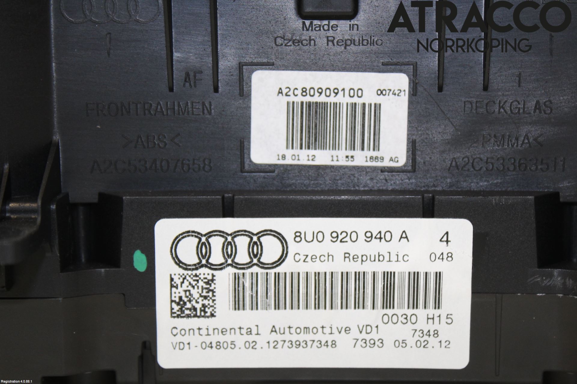 Audi Q3 8U 12-18 Instr Kombinert