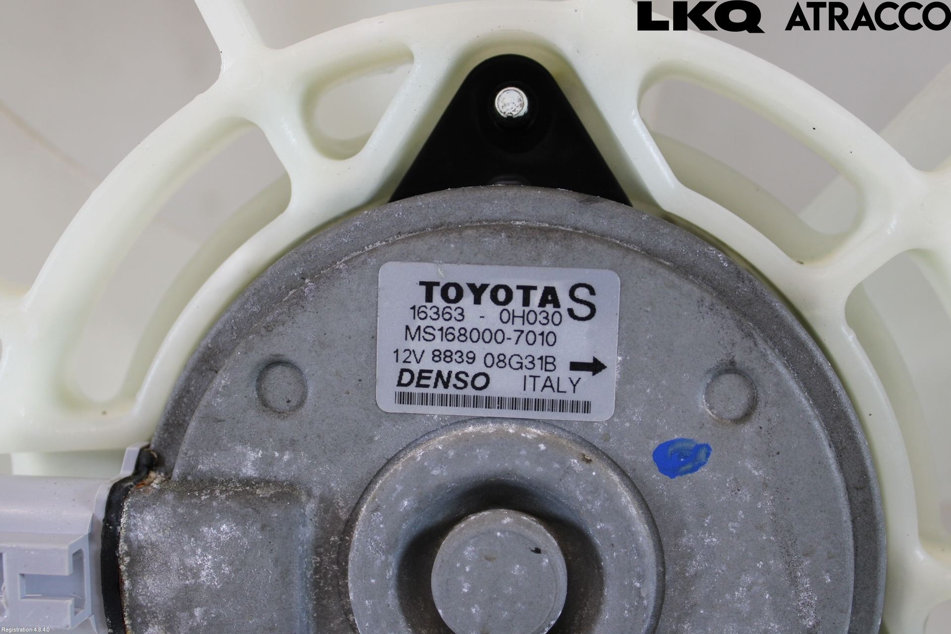 Toyota COROLLA 02-07 Kjølevifte Elektrisk
