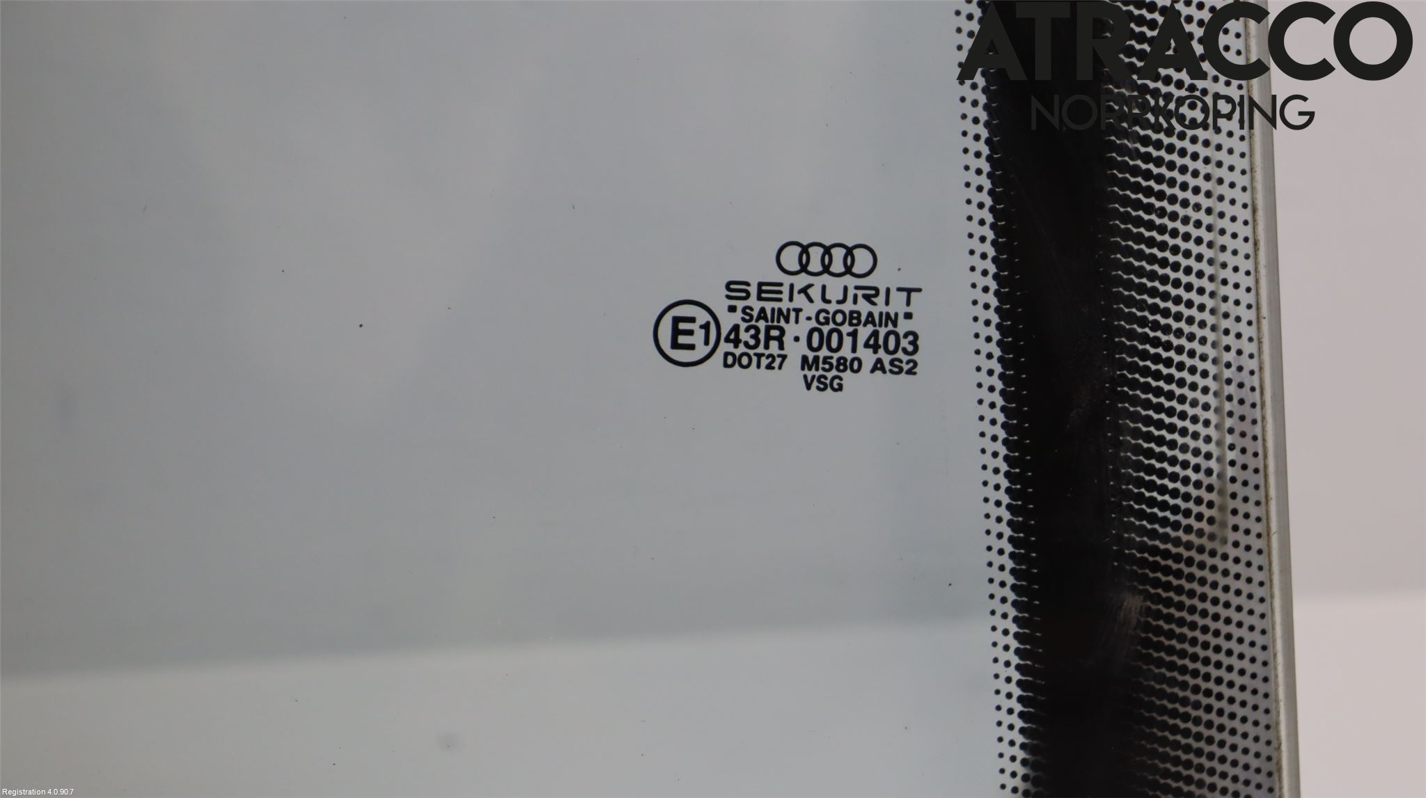 Audi A8/S8 4D 94-02 Dørrute Bak Høyre 4Dørs