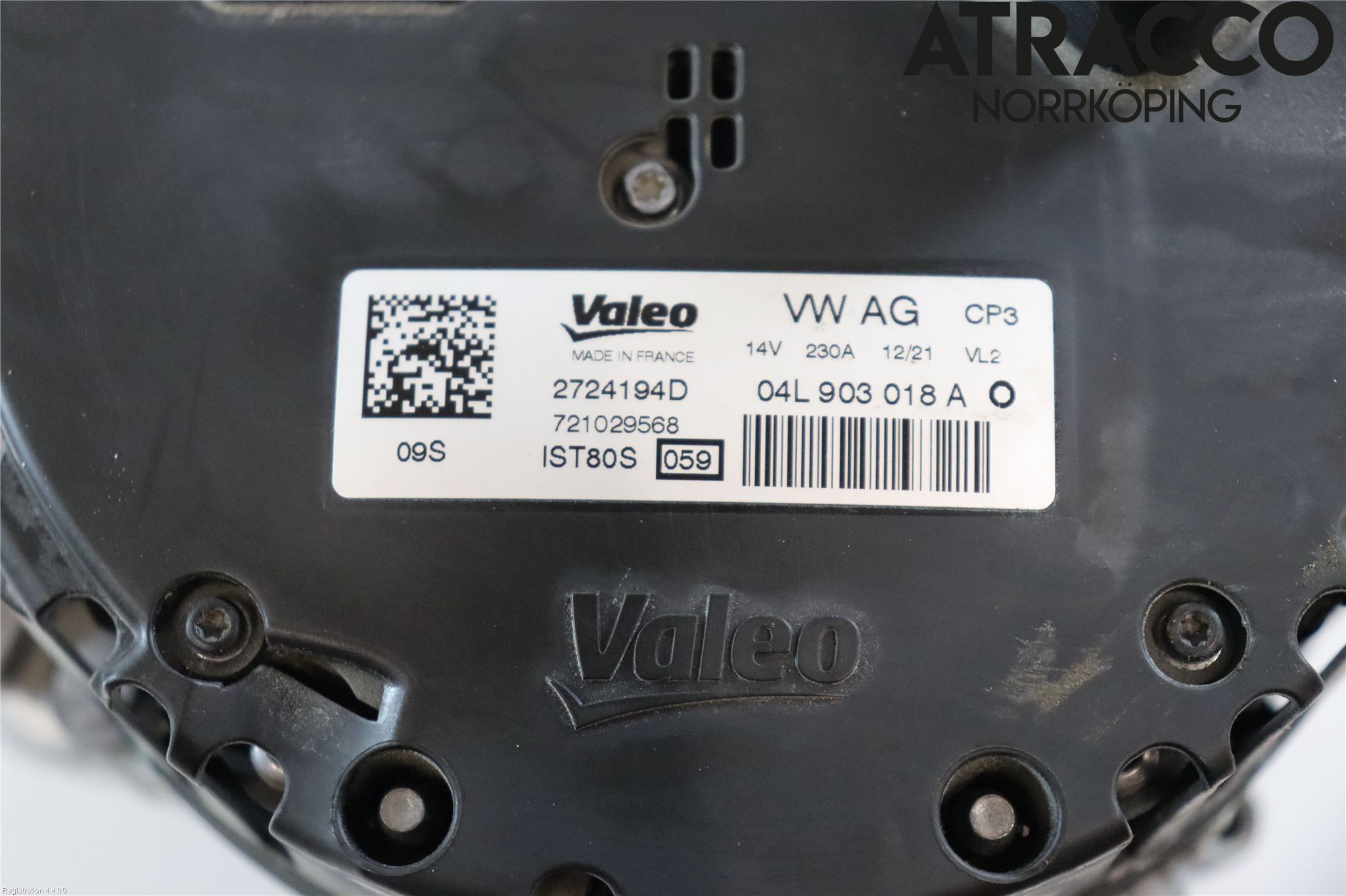 Audi A4/S4 B9 20- Dynamo