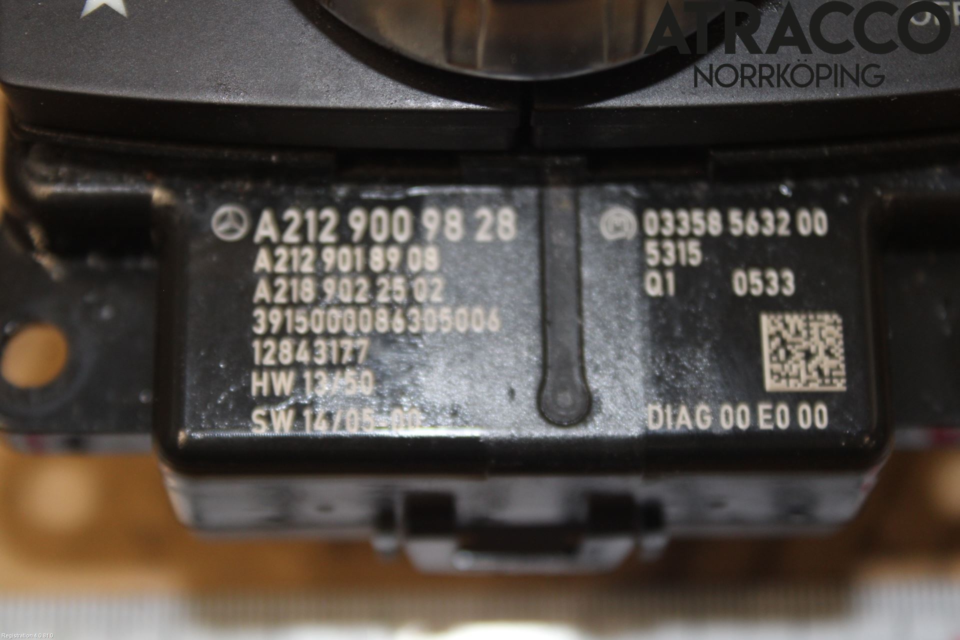 Mercedes-Benz MB E-KLASS (W212) 09-16 Bryter Multifunksjon
