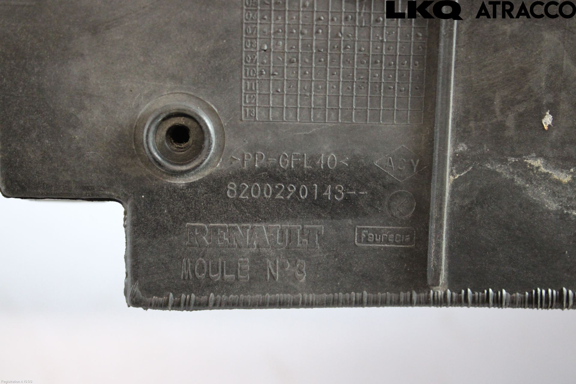 Renault CLIO III  09-12 Panserlåsplate-Bjelke