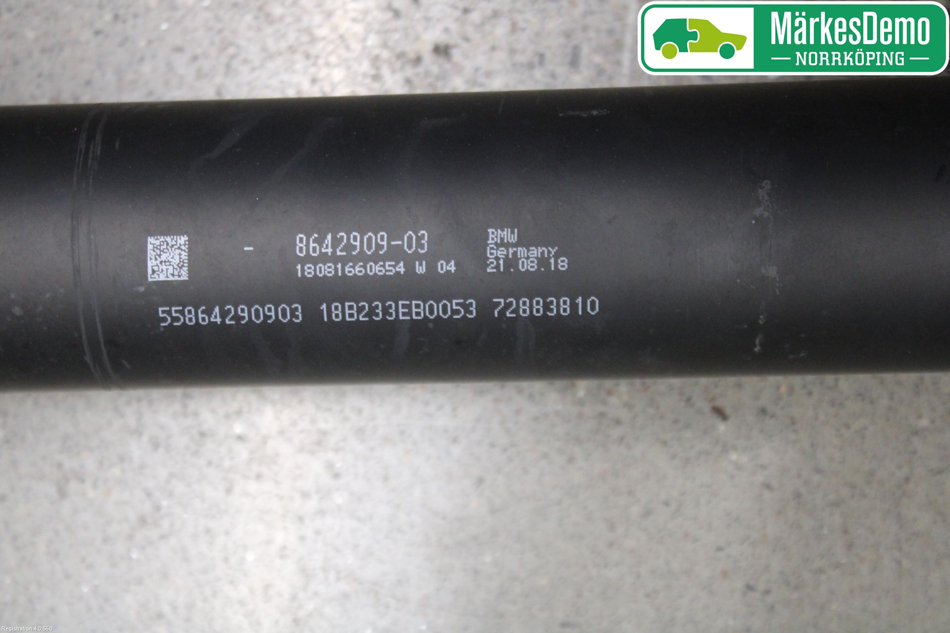 BMW 3 F30/F31/F80 12-19 Mellomaksel Kompl