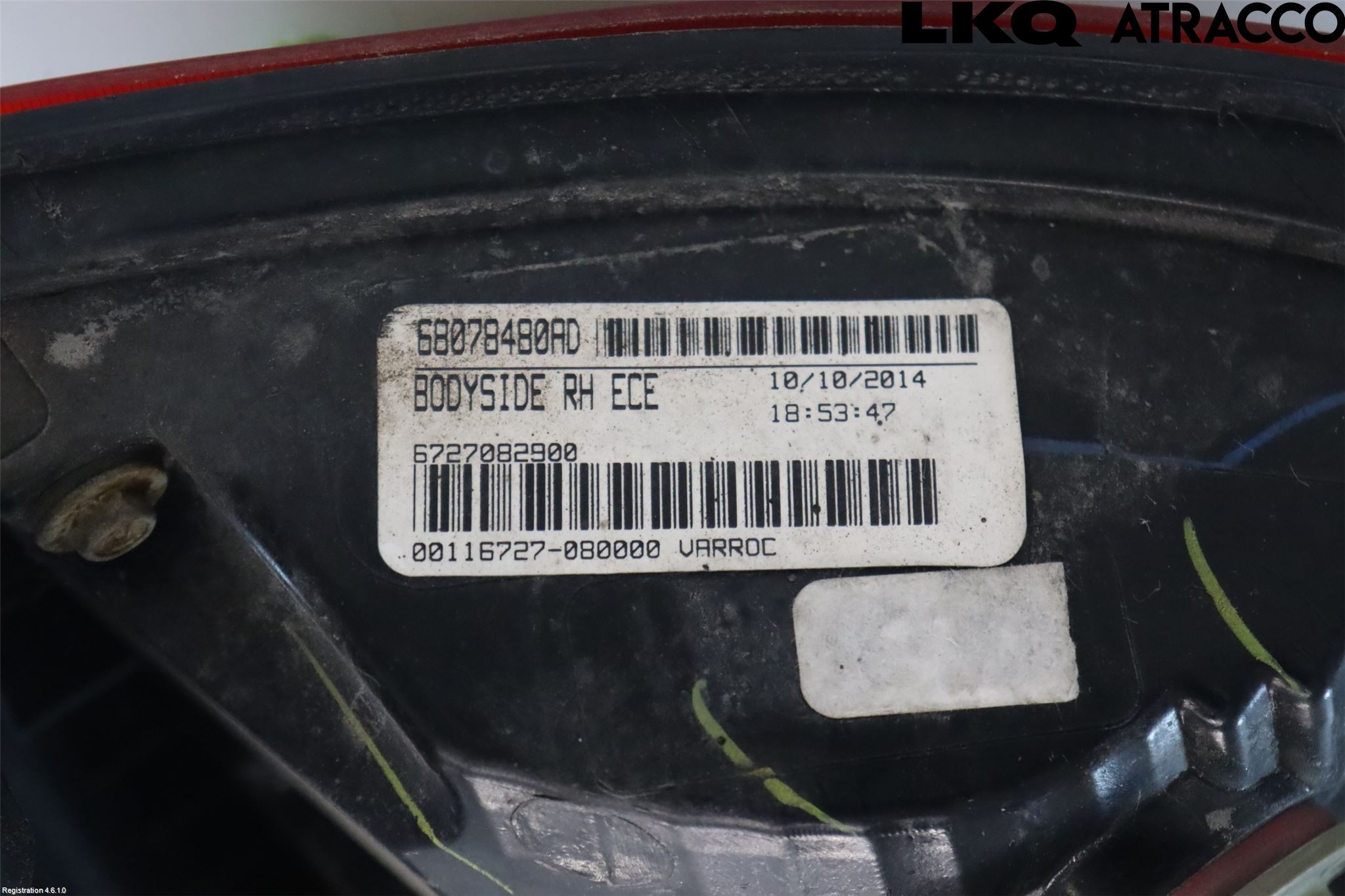 Fiat FREEMONT Baklykt Høyre