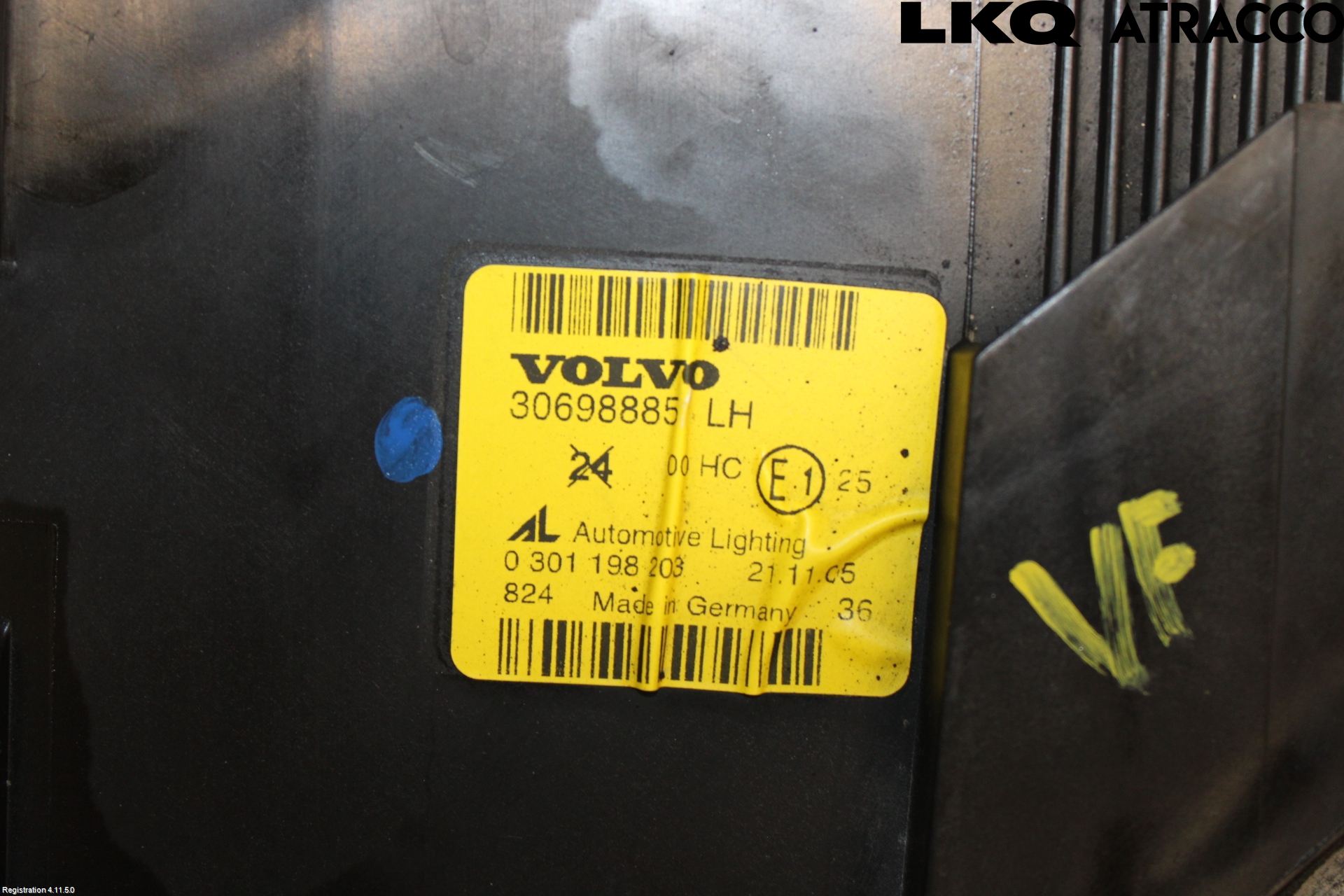 Volvo V50 04-07 Frontlykt Venstre