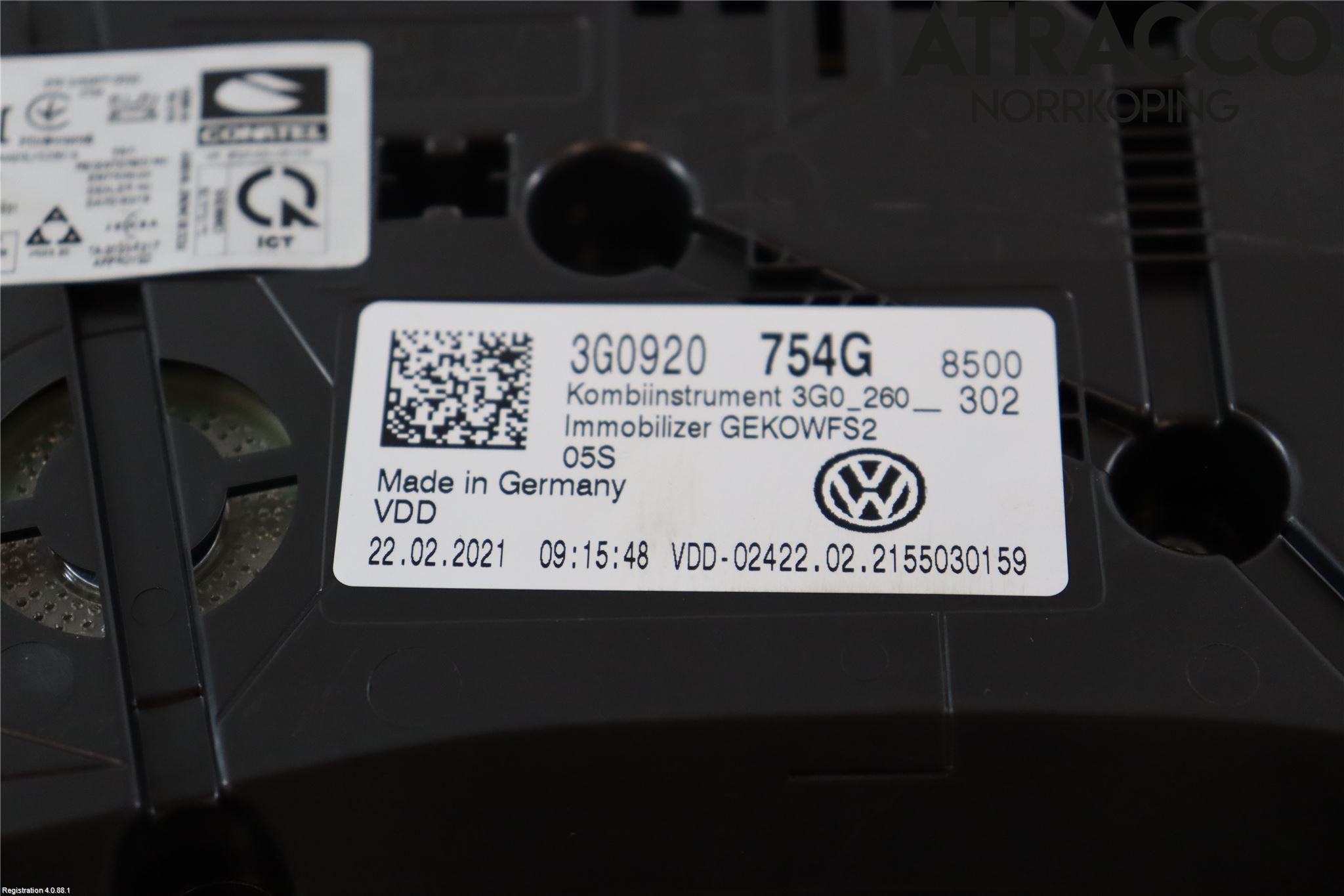 Volkswagen VW PASSAT 20-24 Instr Kombinert