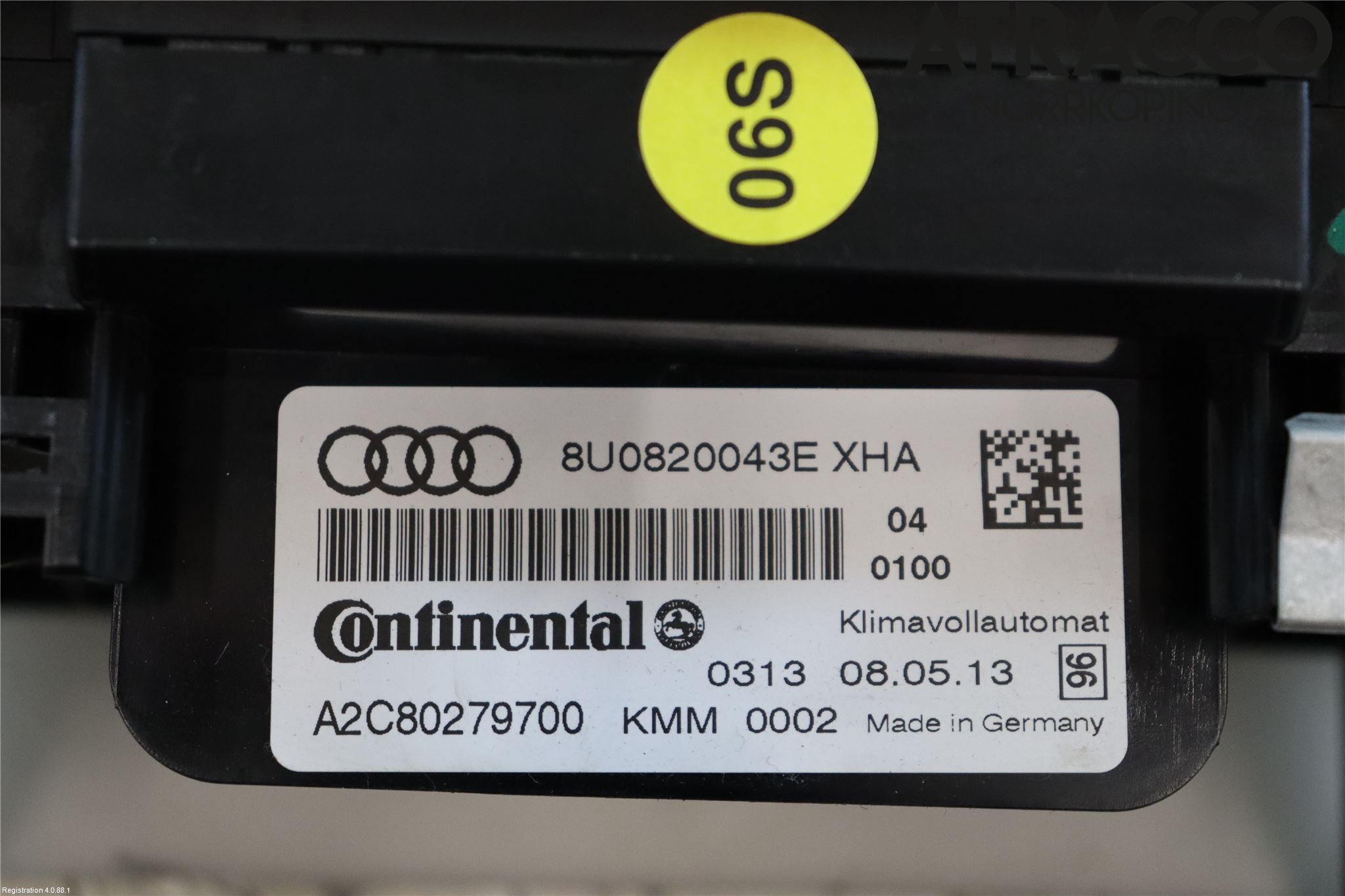 Audi Q3 8U 12-18 Varme Ac Betjening-Display