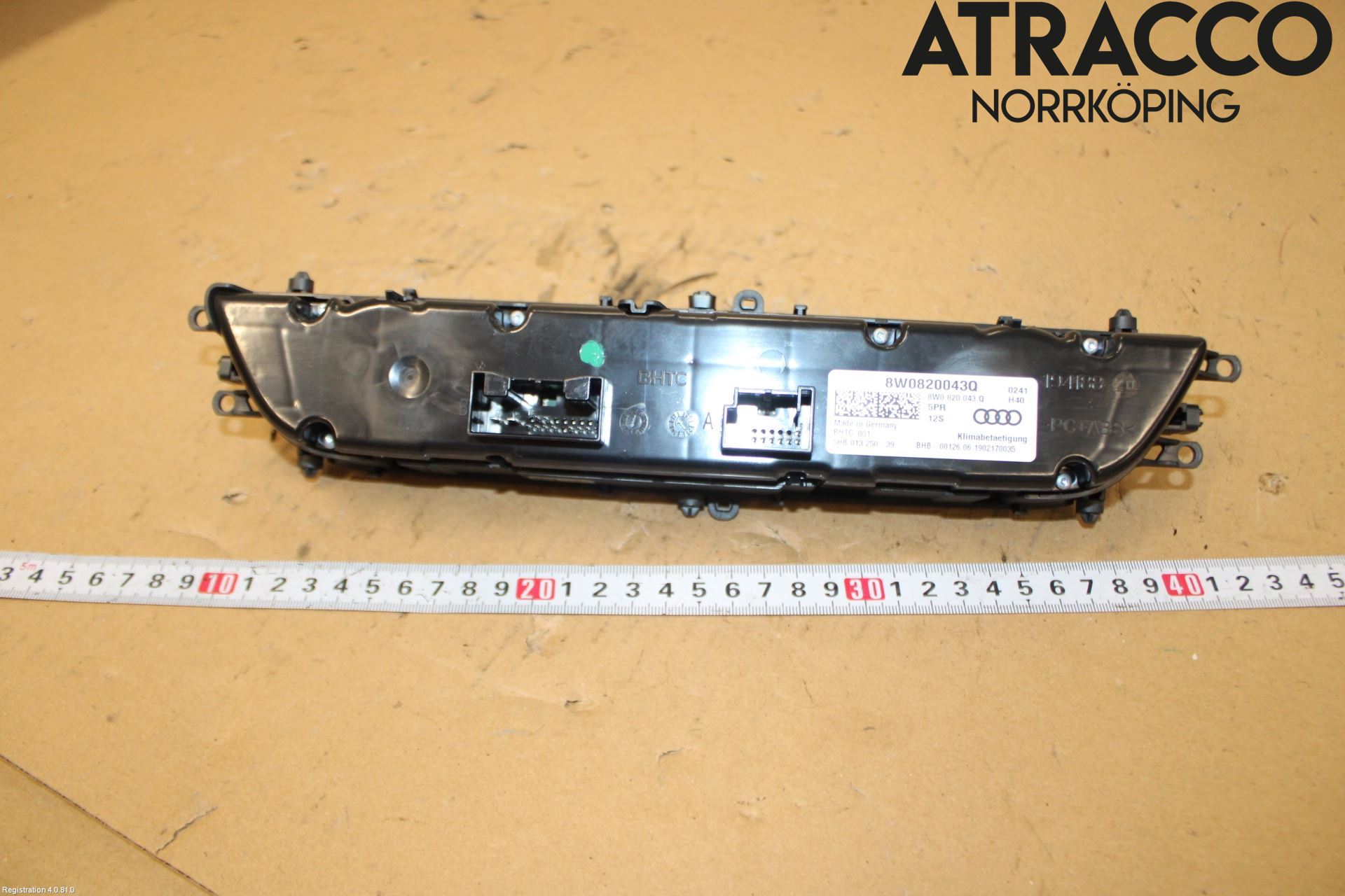 Audi A5 17- Varmeapparat Panel(Regulering)
