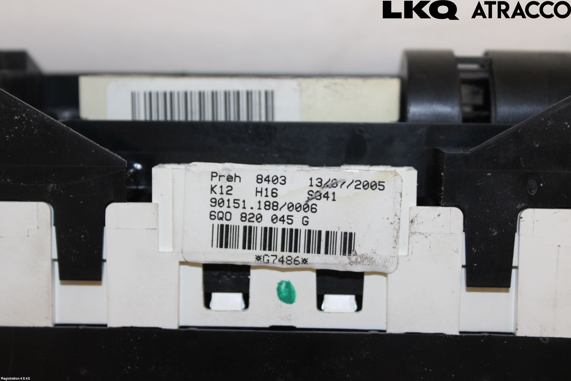 Volkswagen VW POLO 05-09 Varmeapparat Panel(Regulering)