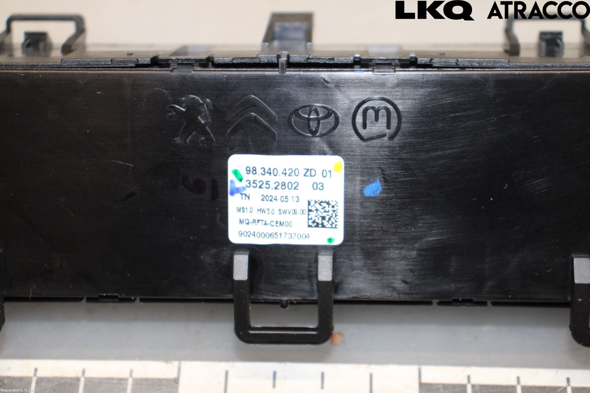 Opel COMBO E 19- Varme Ac Betjening-Display