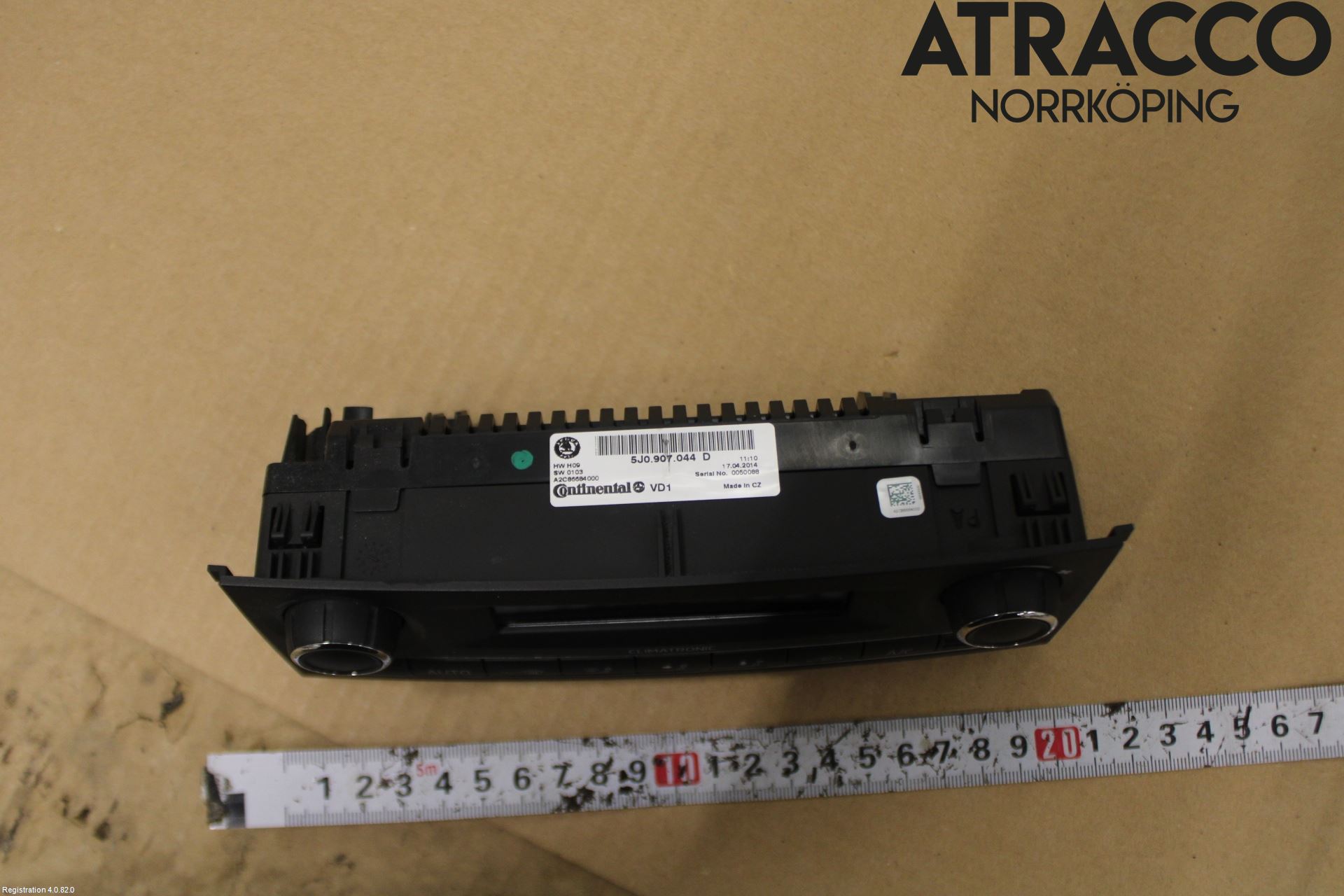 Skoda FABIA 07-14 Varmeapparat Panel(Regulering)