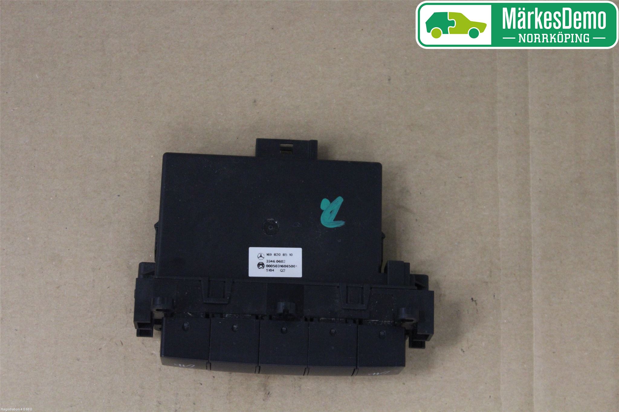 Mercedes-Benz MB B-KLASS (W245) 05-12 Bryter Varmesete