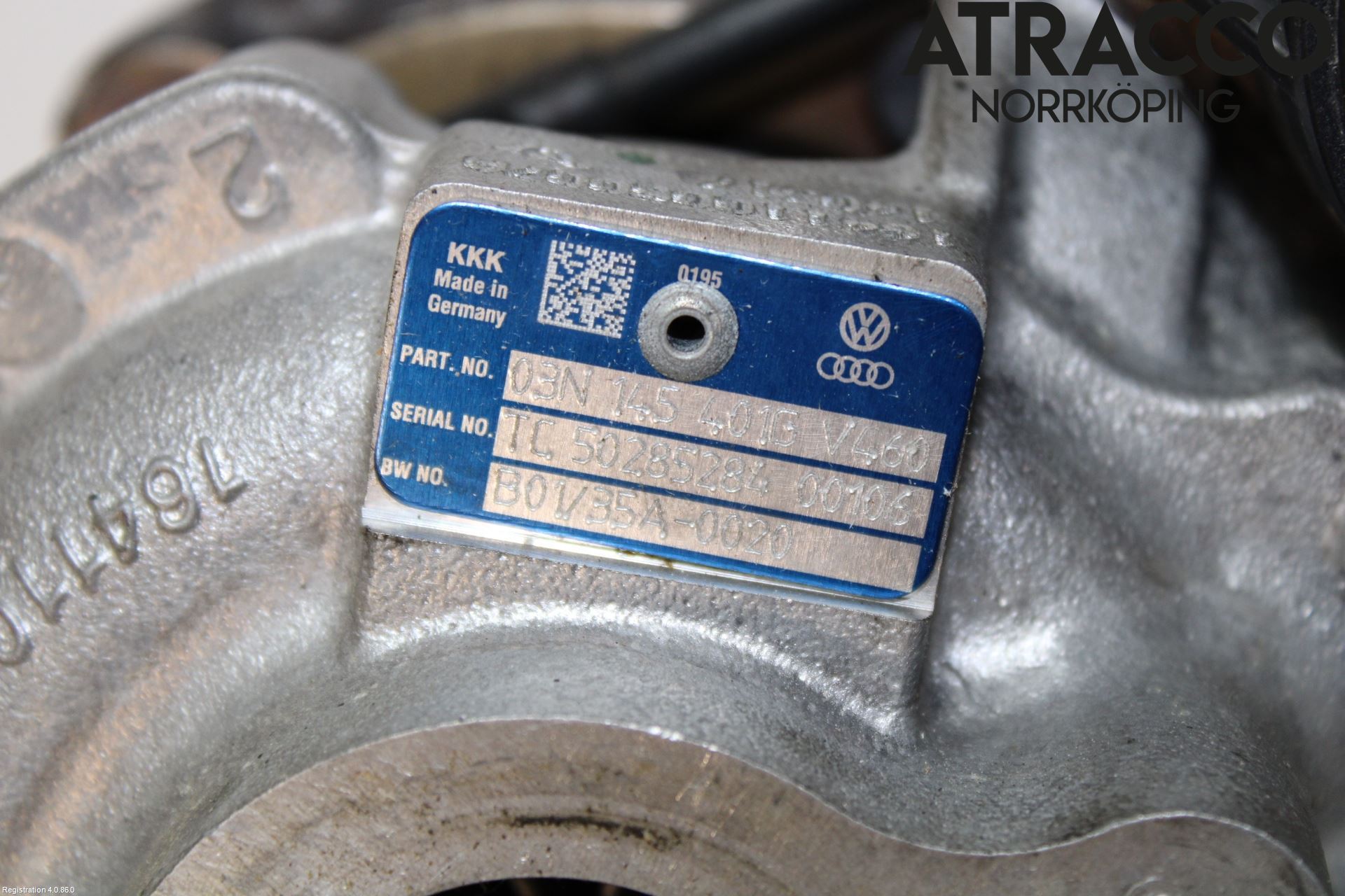 Volkswagen VW TIGUAN 16-24 Turboaggregat