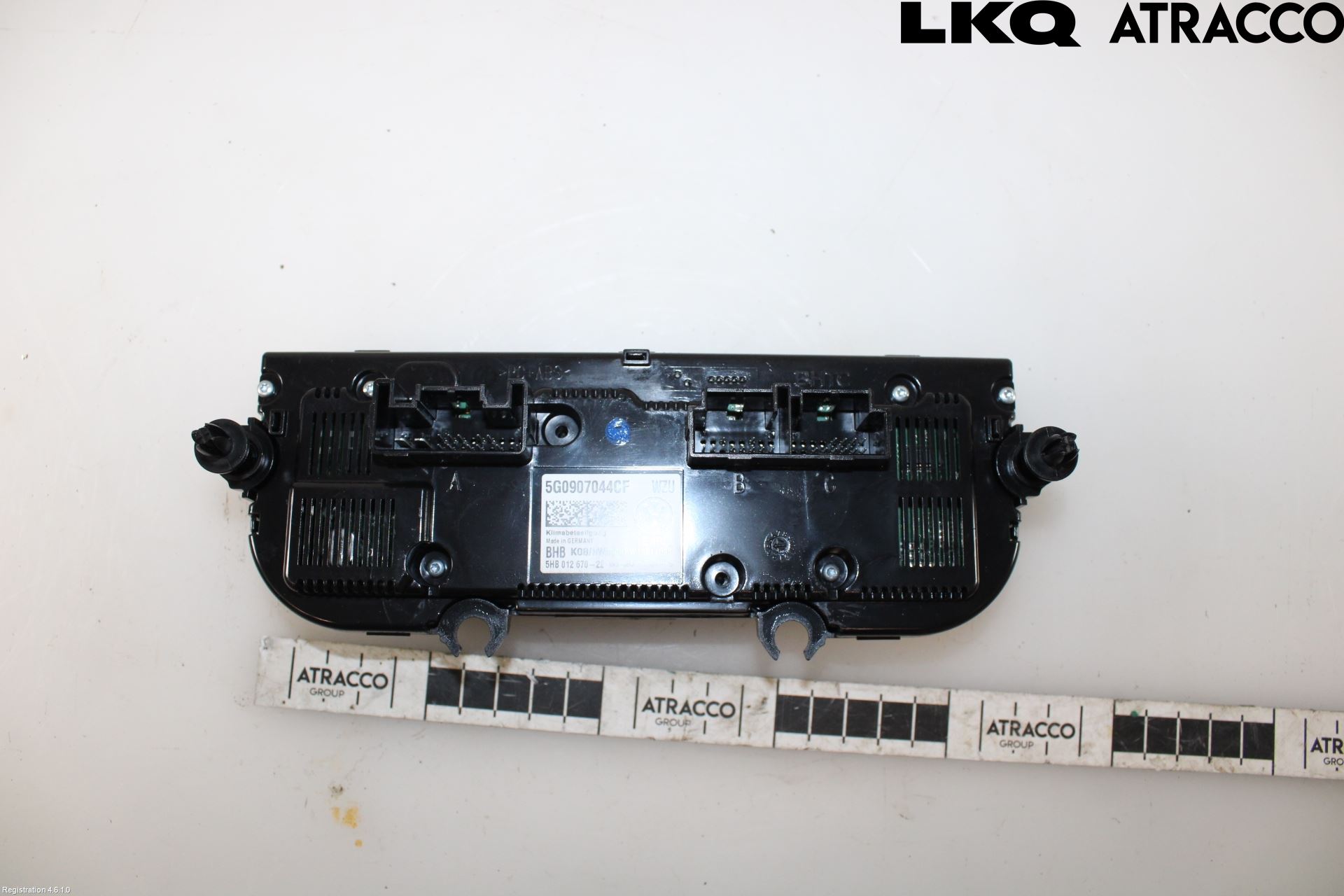 Volkswagen VW GOLF / E-GOLF VII 13-20 Varmeapparat Panel(Regulering)