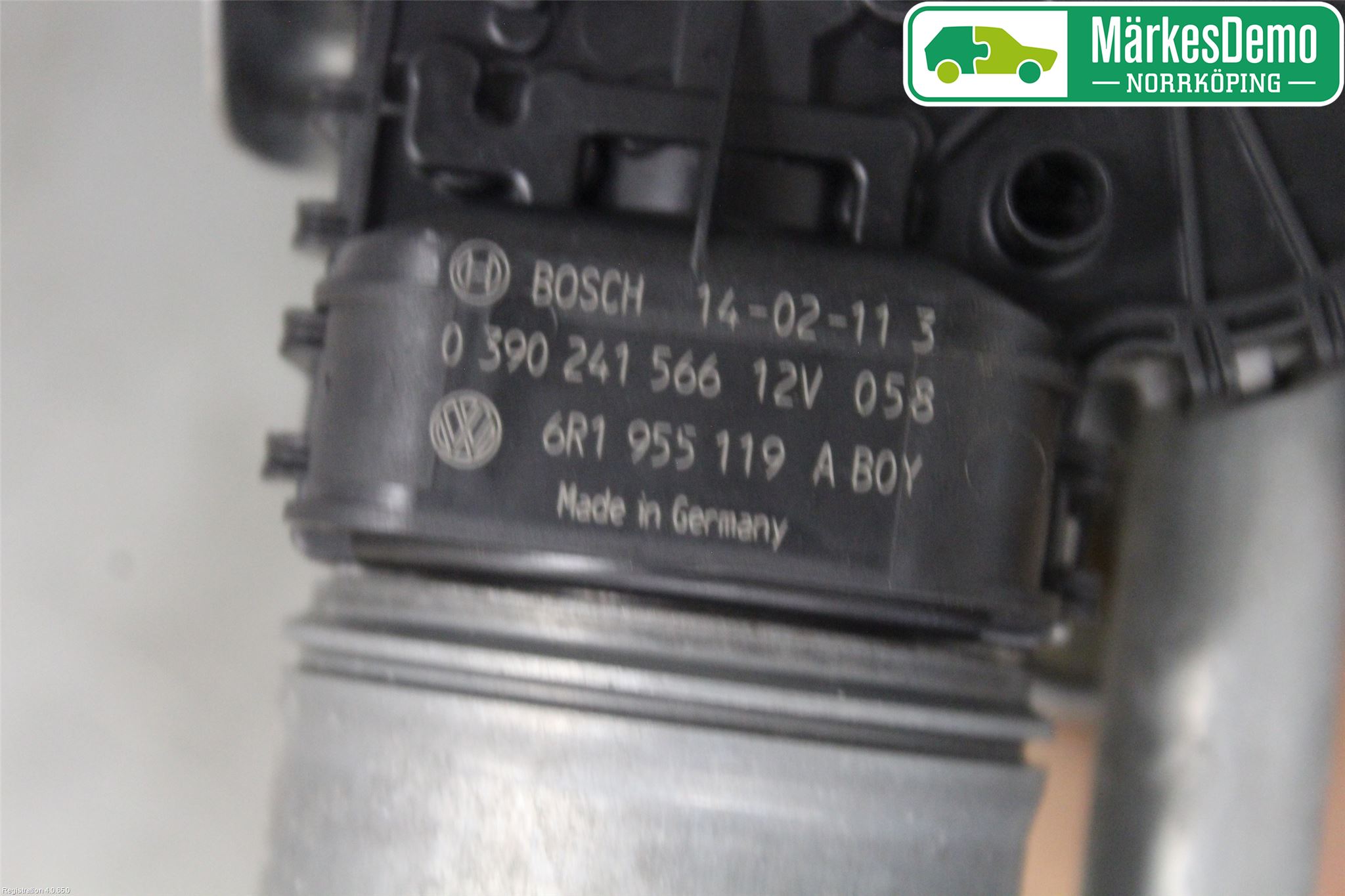 Volkswagen VW POLO 10-17 Viskeroverføring Frontrute